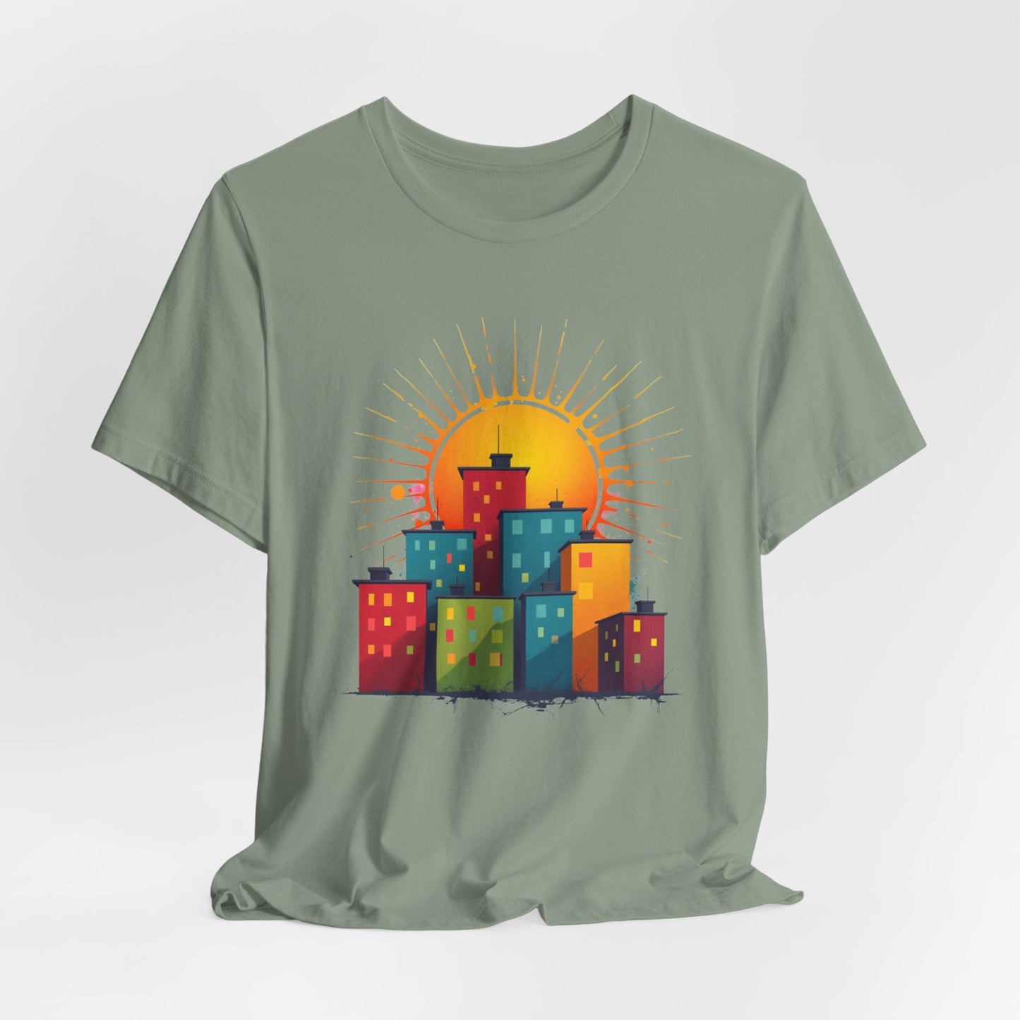 Sunny City Design Unisex T-Shirt, Happy Feel-Good Shirt