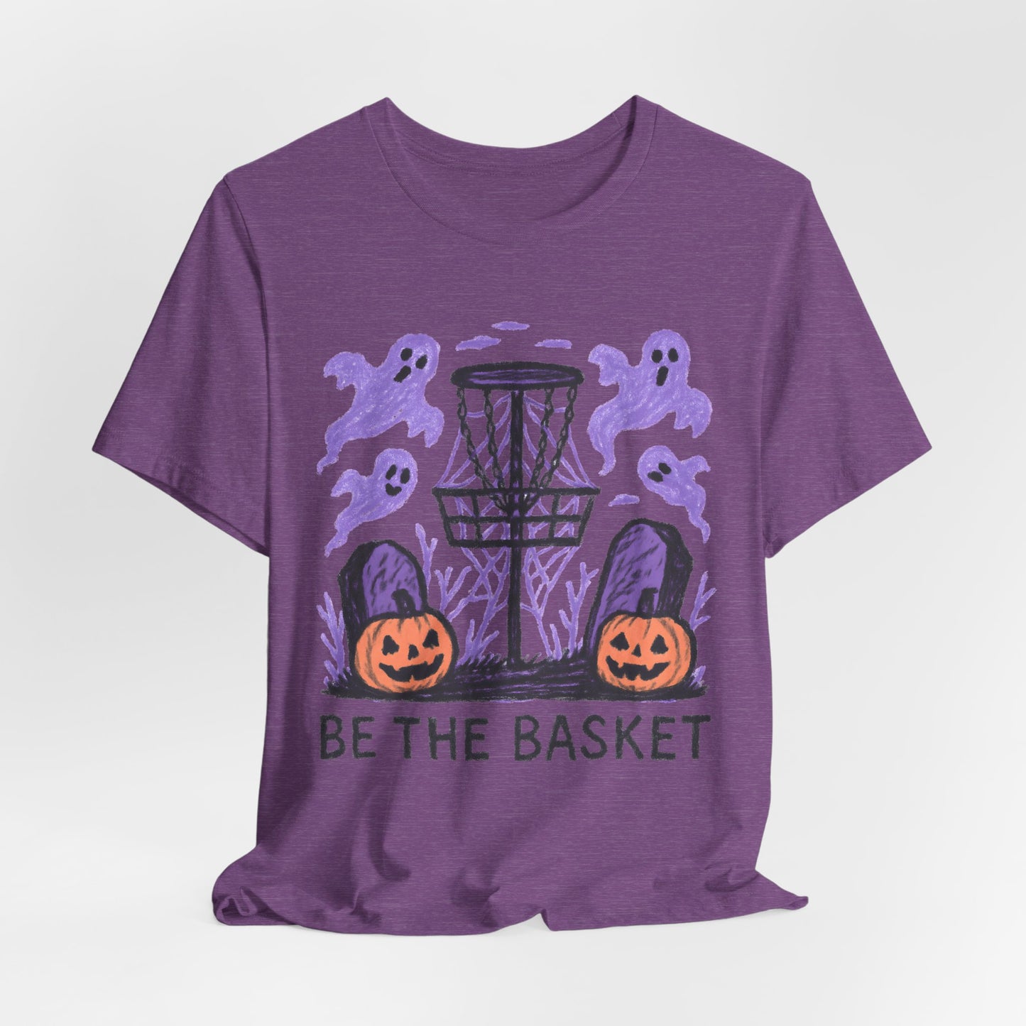 BE THE BASKET Disc Golf Halloween Design 8, Disc Golf Unisex T-Shirt