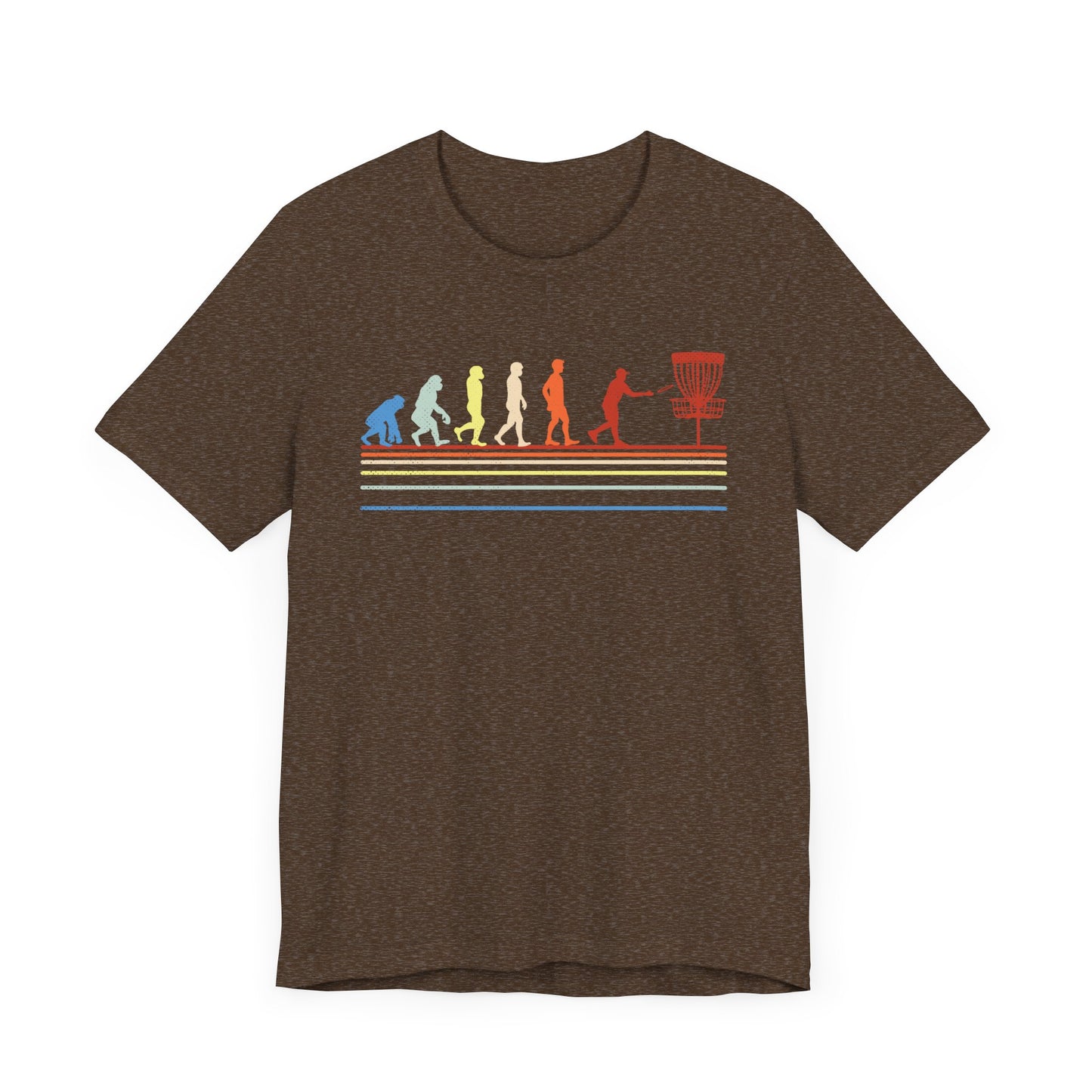 Evolution Explained Disc Golf Softstyle Unisex T-shirt