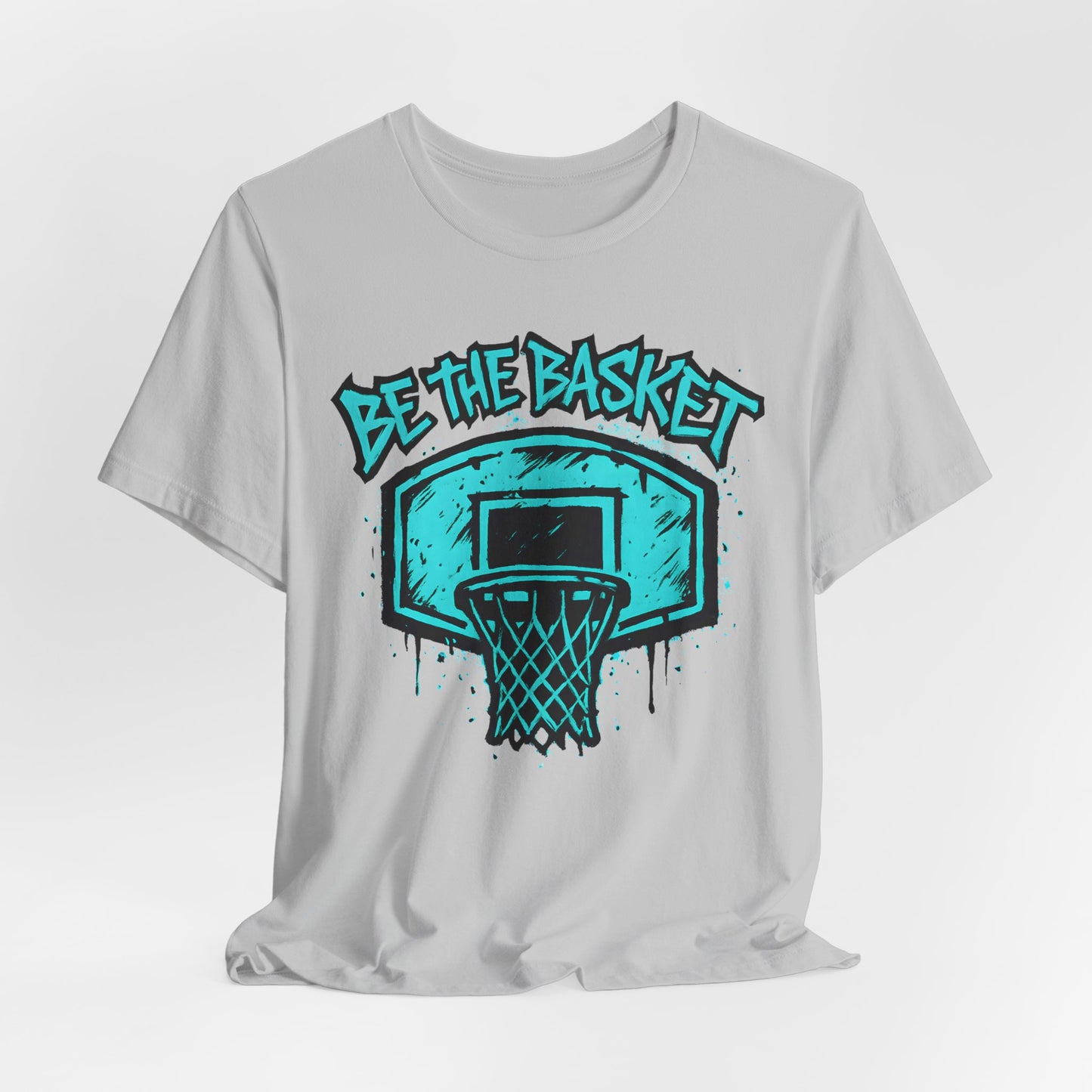 BE THE BASKET Basketball Graffiti Blue 2, Basketball Unisex T-Shirt