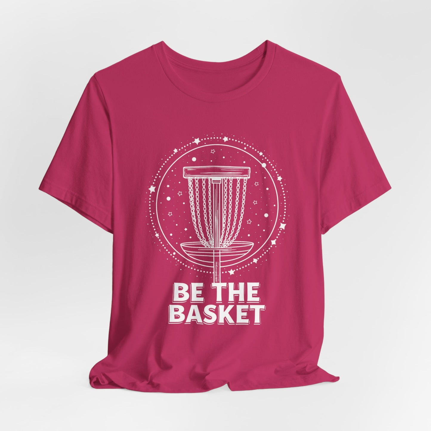 BE THE BASKET Disc Golf Space 3, Unisex T-Shirt