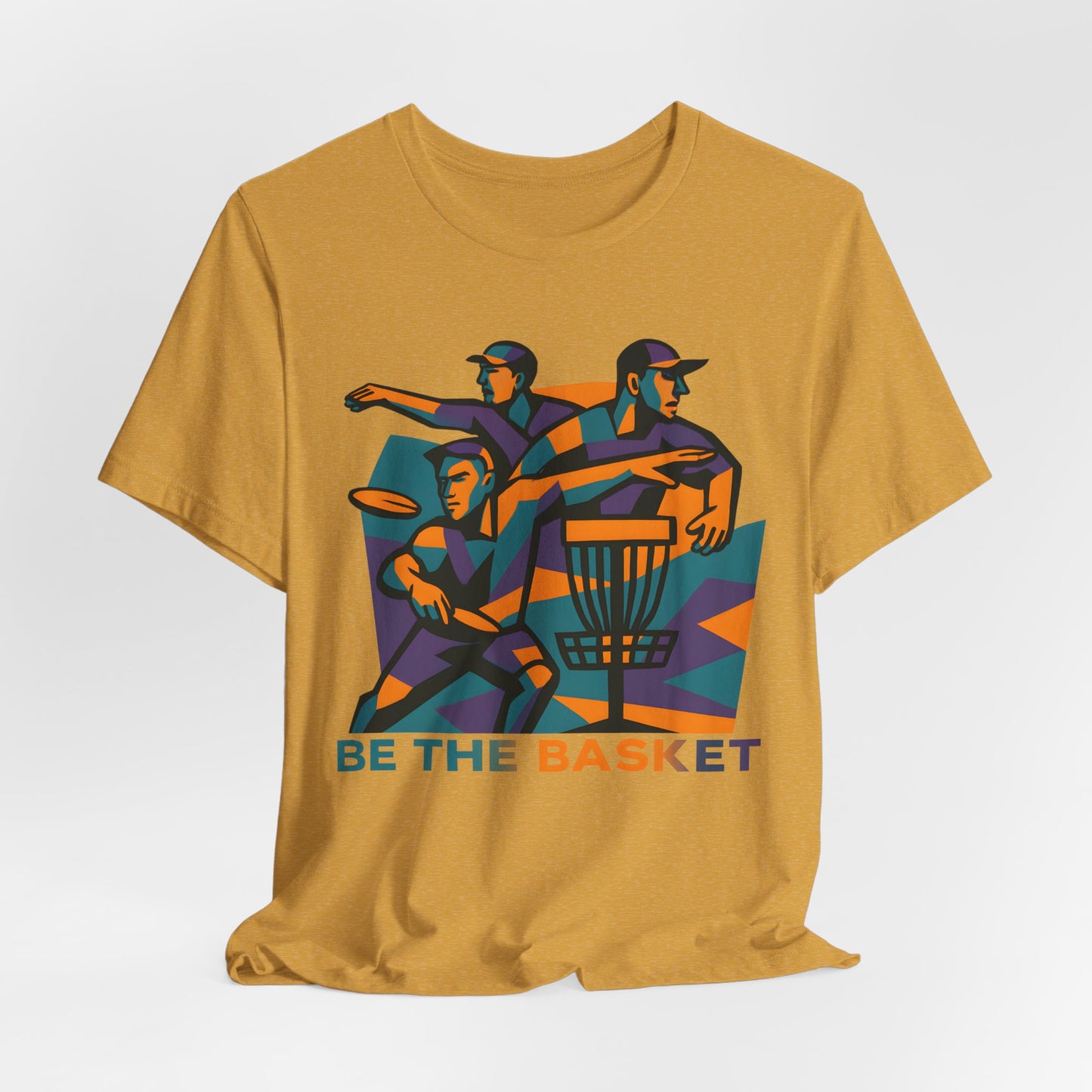 BE THE BASKET Disc Golf Art 2, Unisex T-Shirt, Disc Golf Shirt
