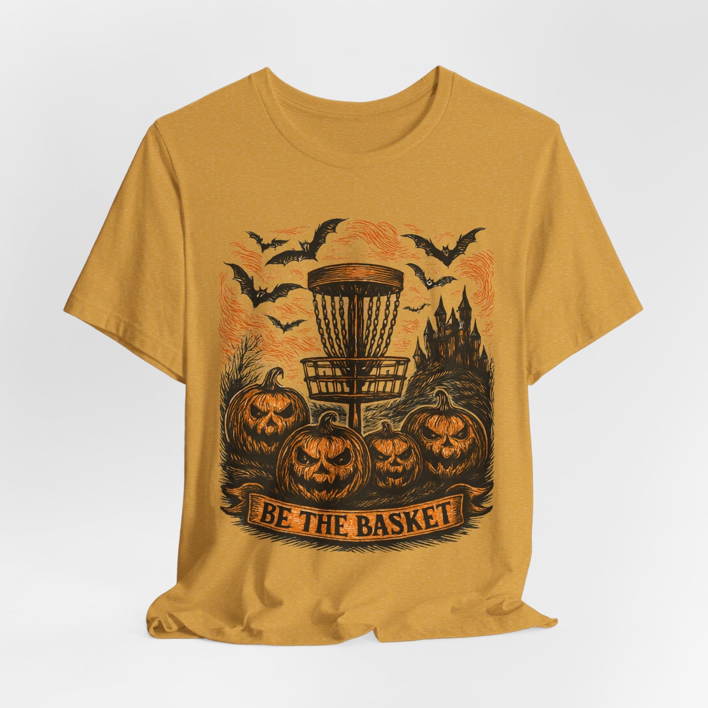 BE THE BASKET Disc Golf Halloween 2, Disc Golf Unisex T-Shirt