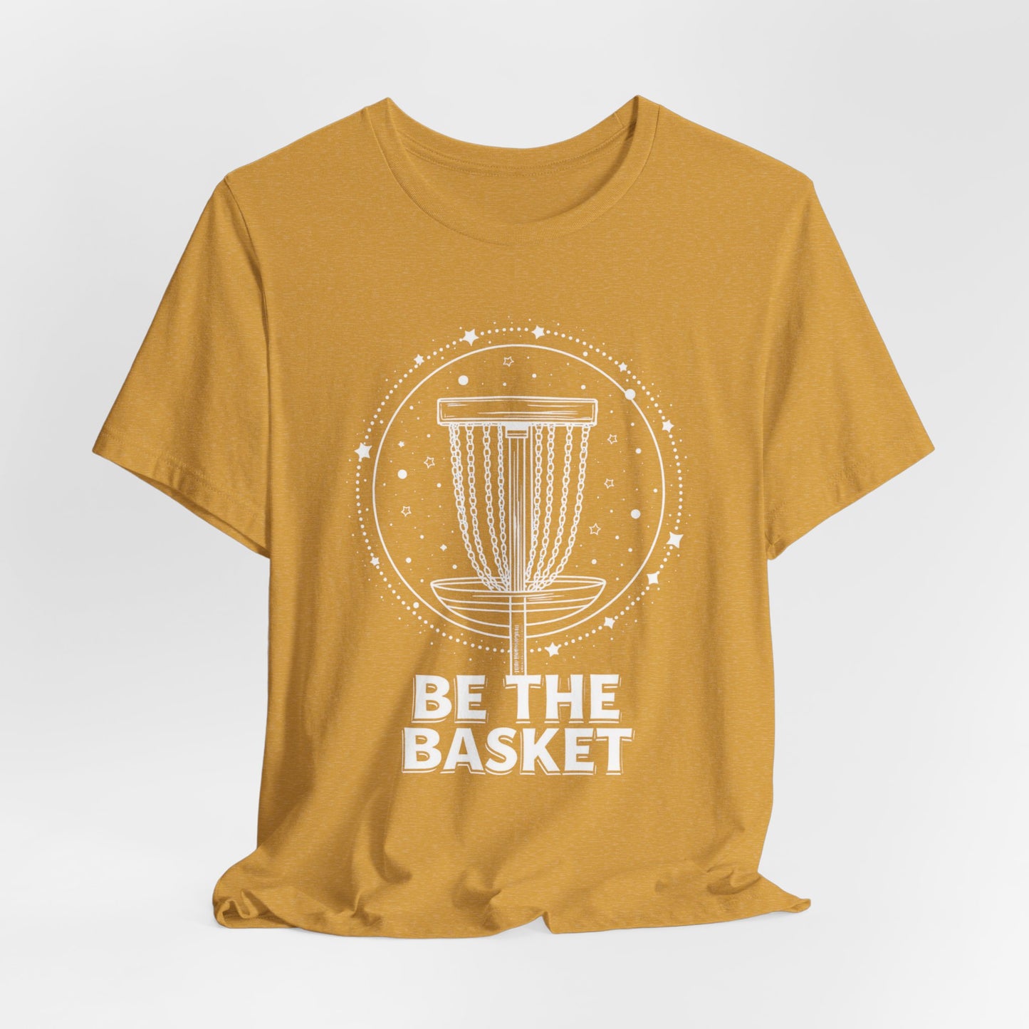 BE THE BASKET Disc Golf Space 3, Unisex T-Shirt