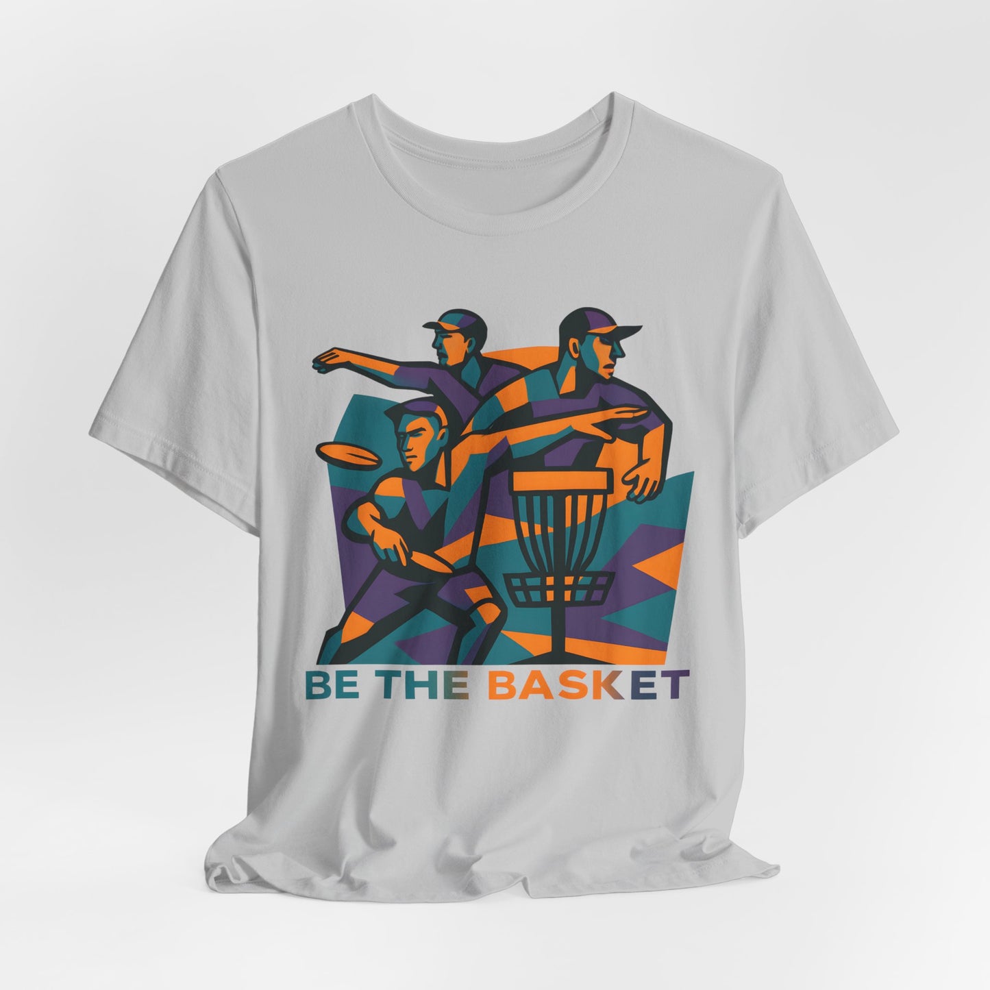 BE THE BASKET Disc Golf Art 2, Unisex T-Shirt, Disc Golf Shirt