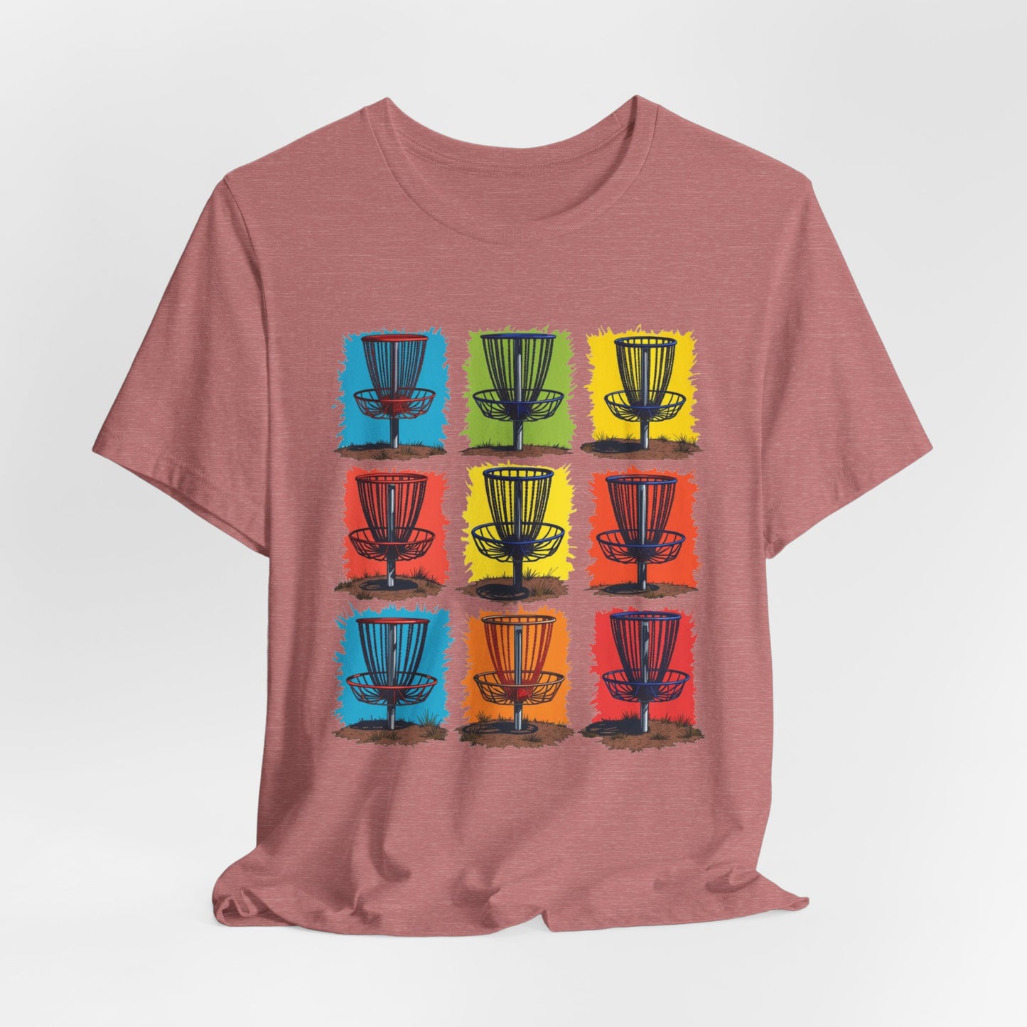 Disc Golf Pop Art 2 Unisex T-Shirt, Disc Golf Shirt