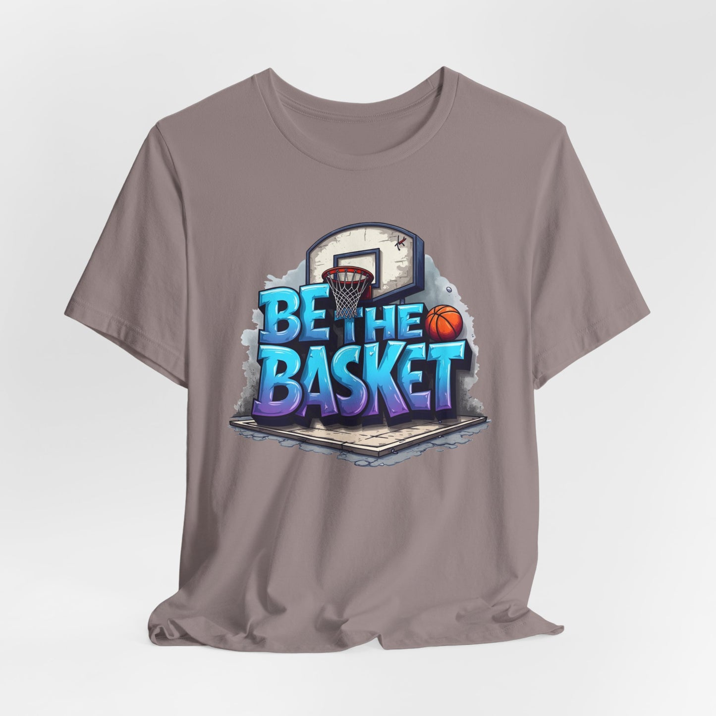 BE THE BASKET Basketball Graffiti Design 2 , Unisex T-Shirt, Basketball T-Shirt