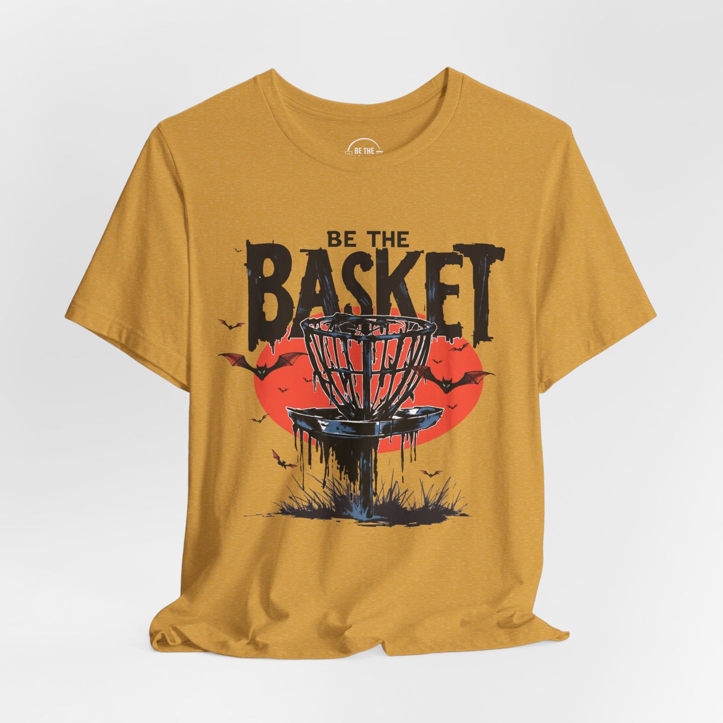 BE THE BASKET Disc Golf Halloween Design 16, Disc Golf Unisex T-Shirt