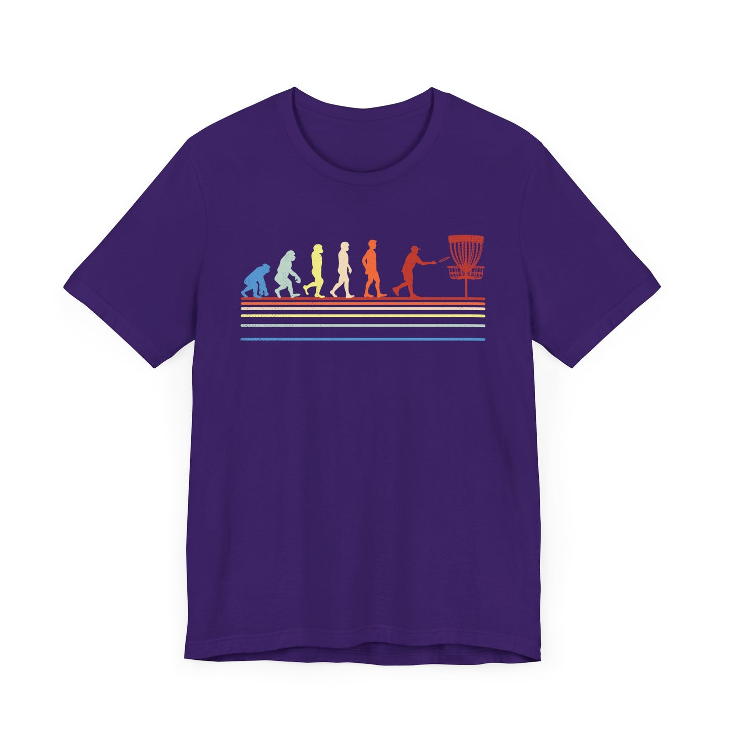 Evolution Explained Disc Golf Softstyle Unisex T-shirt