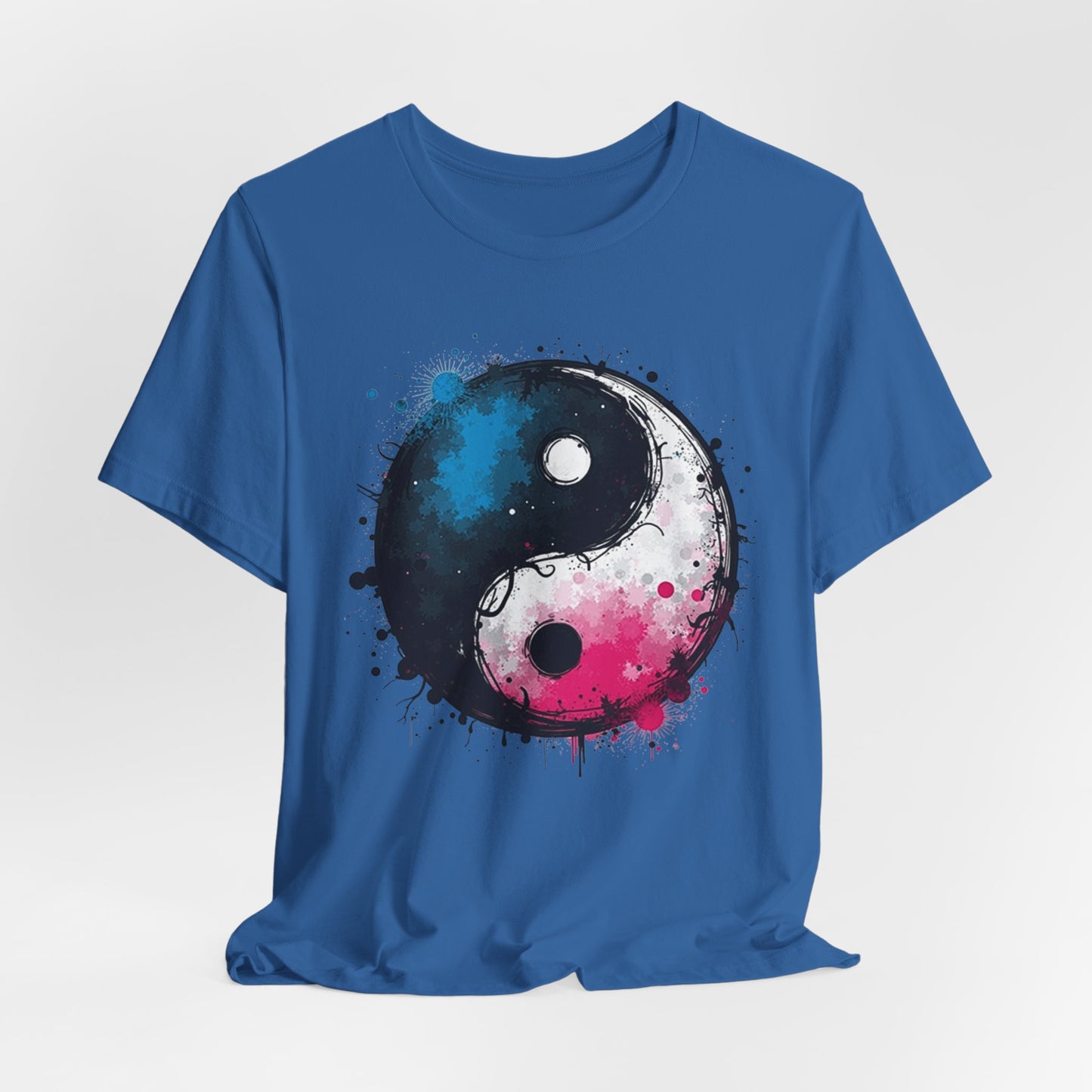 Ying Yang Graffiti Design , Unisex T-Shirt, Disc Golf Shirt