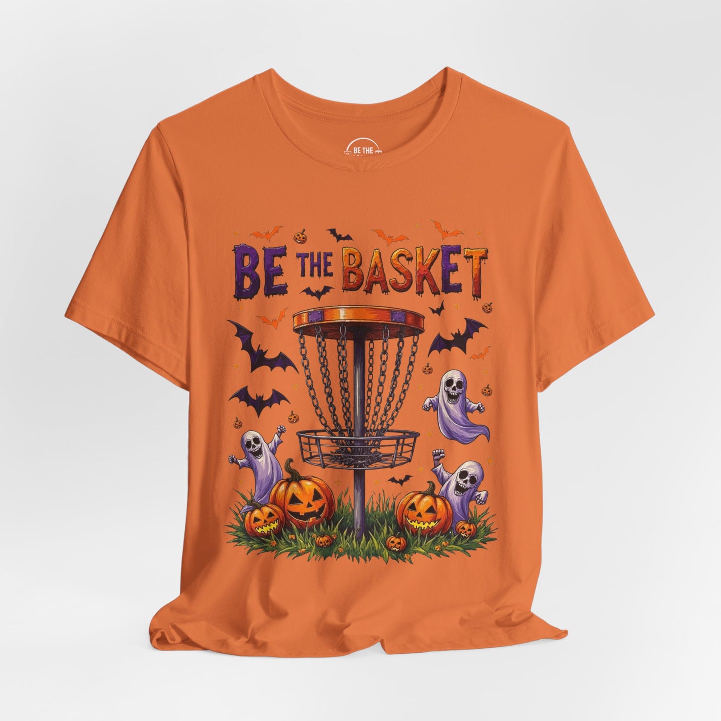 BE THE BASKET Disc Golf Halloween Design 14, Disc Golf Unisex T-Shirt
