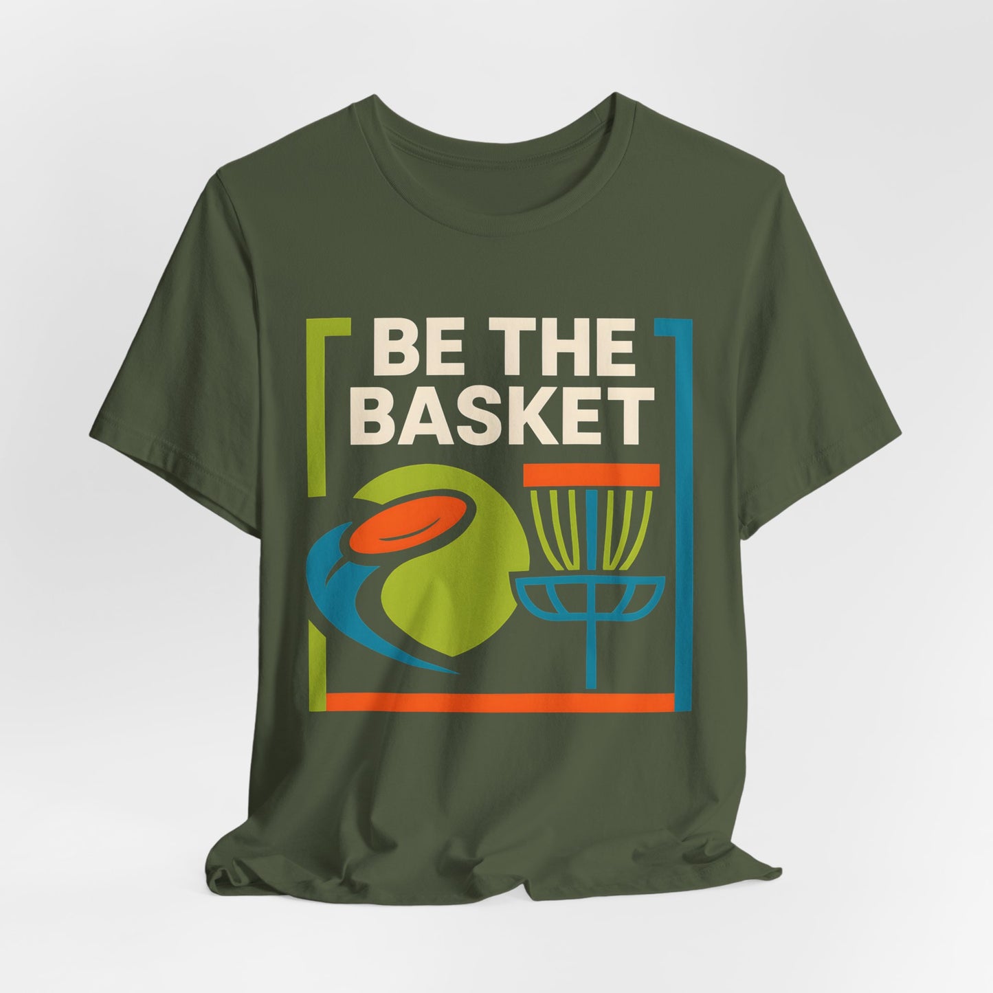 BE THE BASKET Disc Golf Basket Abstract 8, Unisex T-Shirt