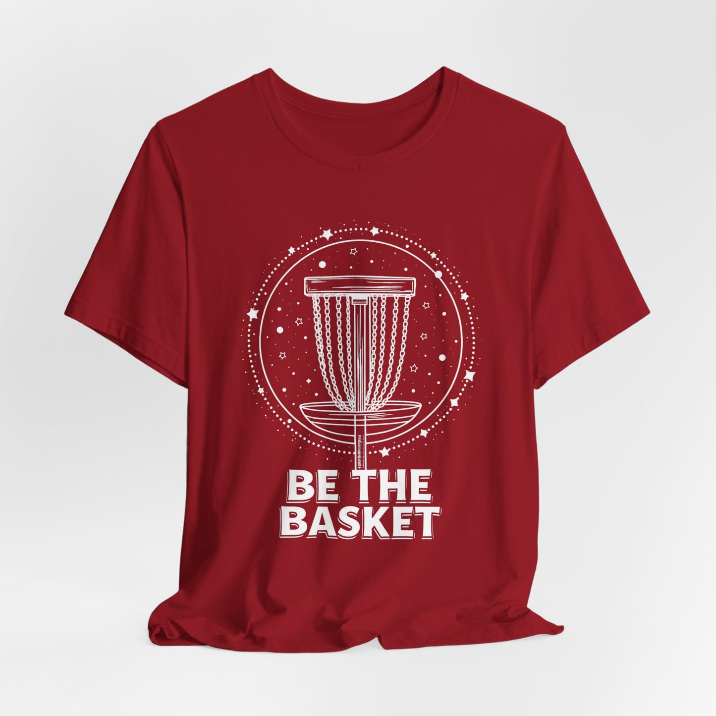 BE THE BASKET Disc Golf Space 3, Unisex T-Shirt