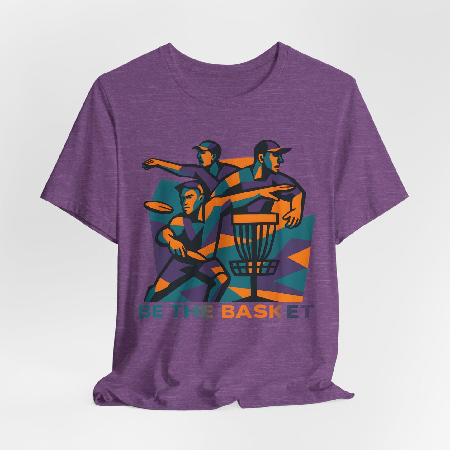 BE THE BASKET Disc Golf Art 2, Unisex T-Shirt, Disc Golf Shirt