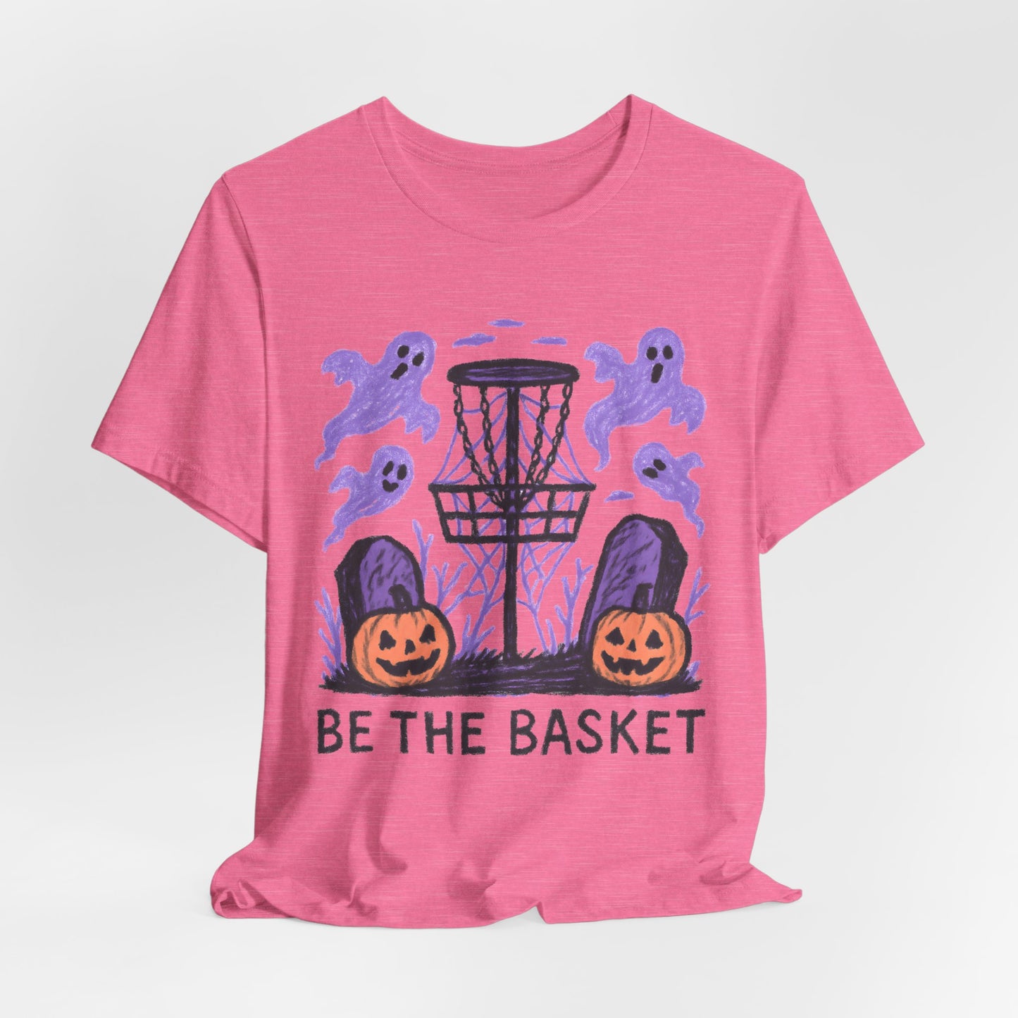 BE THE BASKET Disc Golf Halloween Design 8, Disc Golf Unisex T-Shirt