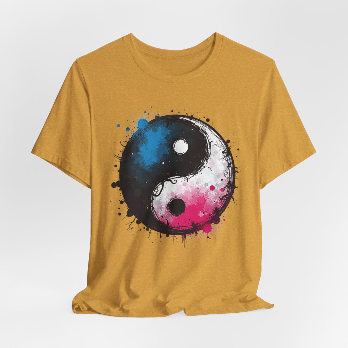 Ying Yang Graffiti Design , Unisex T-Shirt, Disc Golf Shirt