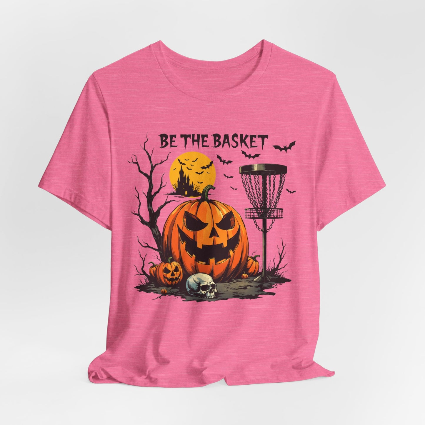 BE THE BASKET Disc Golf Halloween Design 5, Disc Golf Unisex T-Shirt