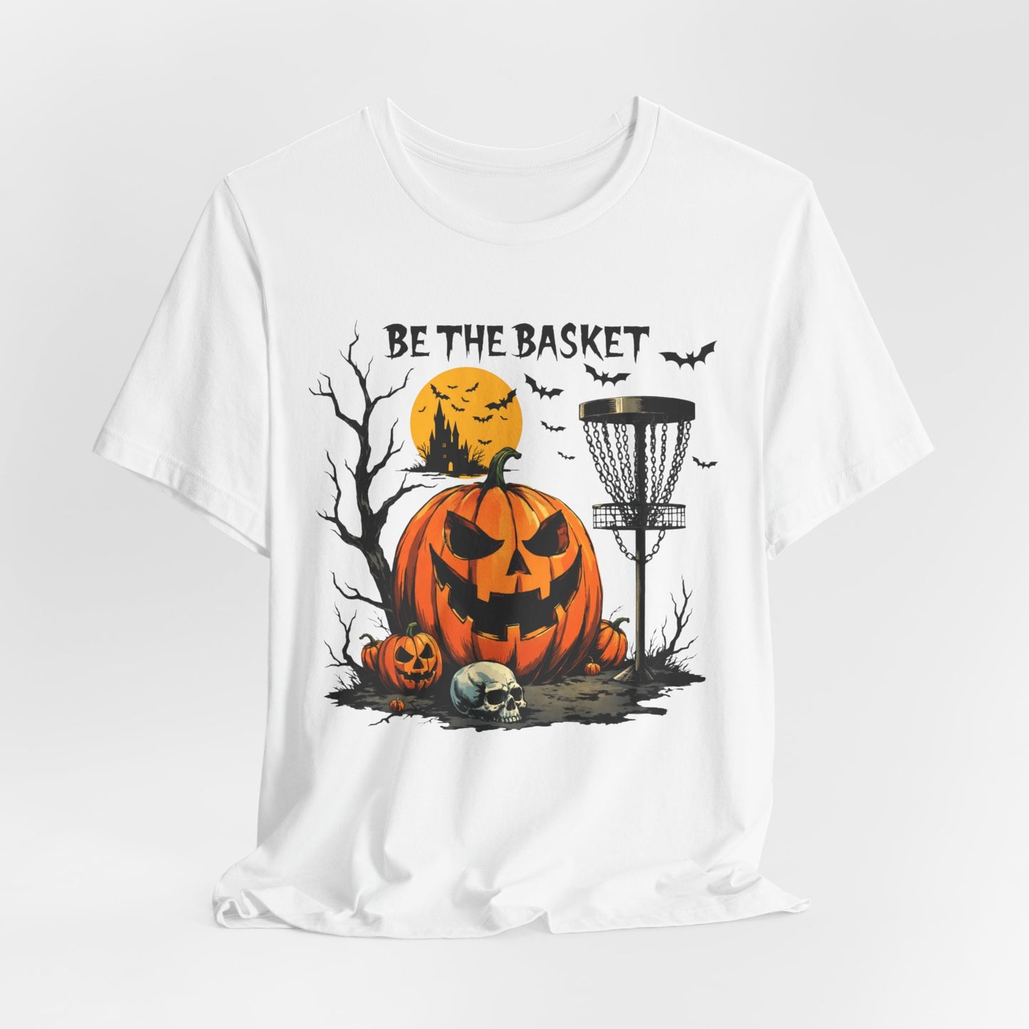 BE THE BASKET Disc Golf Halloween Design 5, Disc Golf Unisex T-Shirt