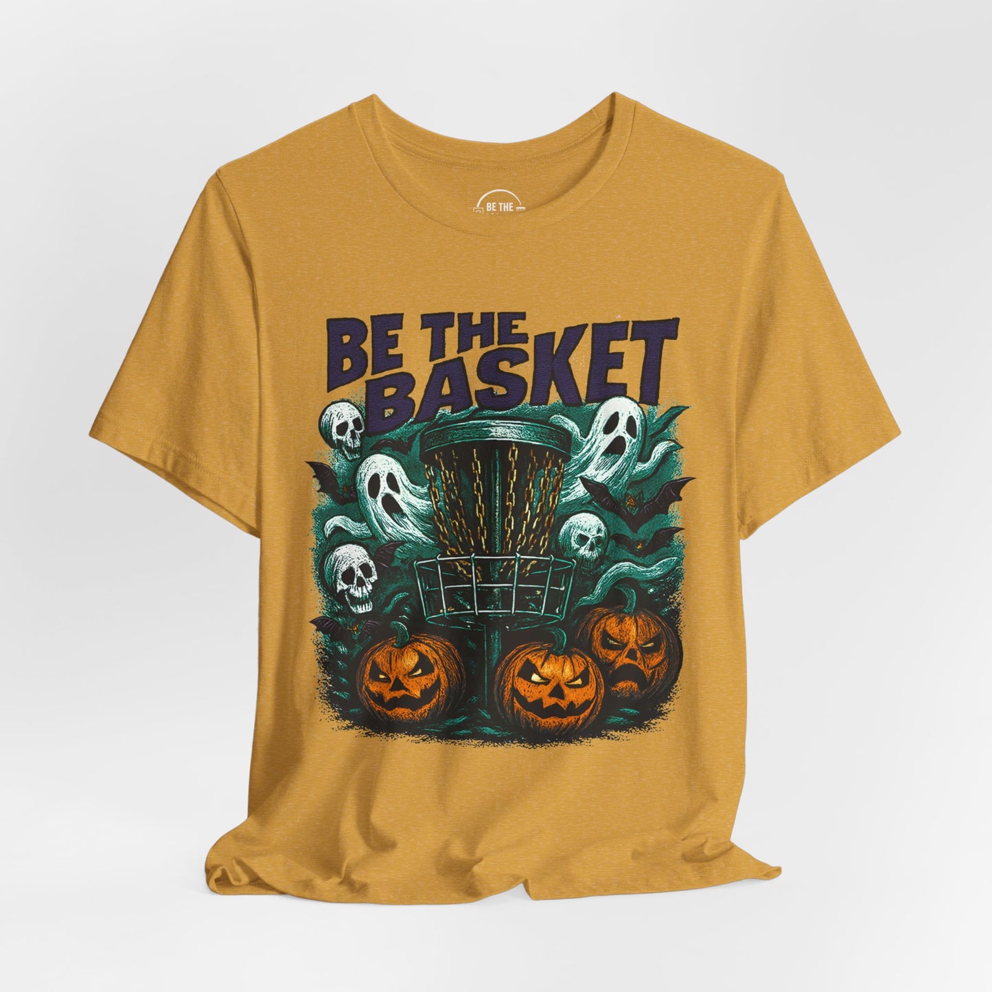 BE THE BASKET Disc Golf Halloween Design 18, Disc Golf Unisex T-Shirt