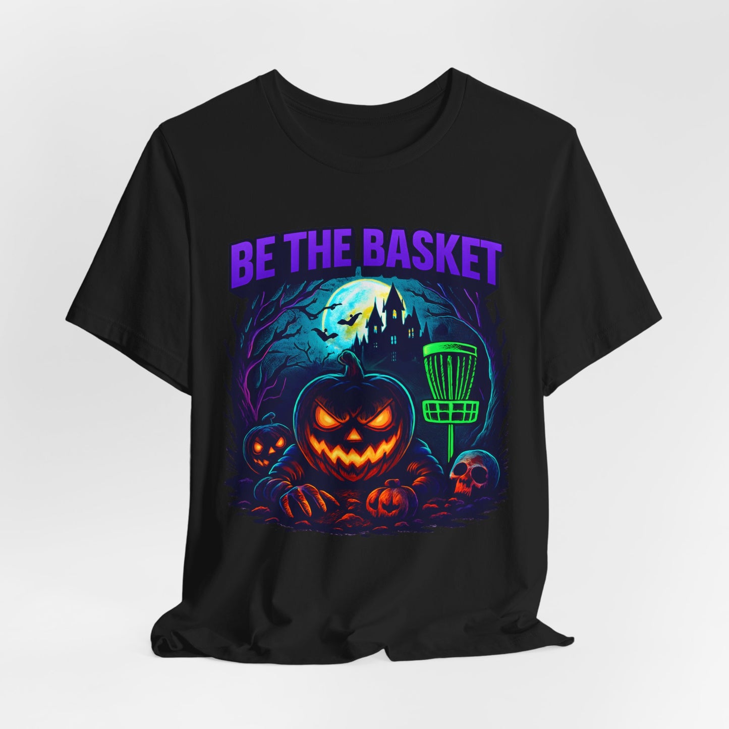 BE THE BASKET Disc Golf Halloween 4, Disc Golf Unisex T-Shirt