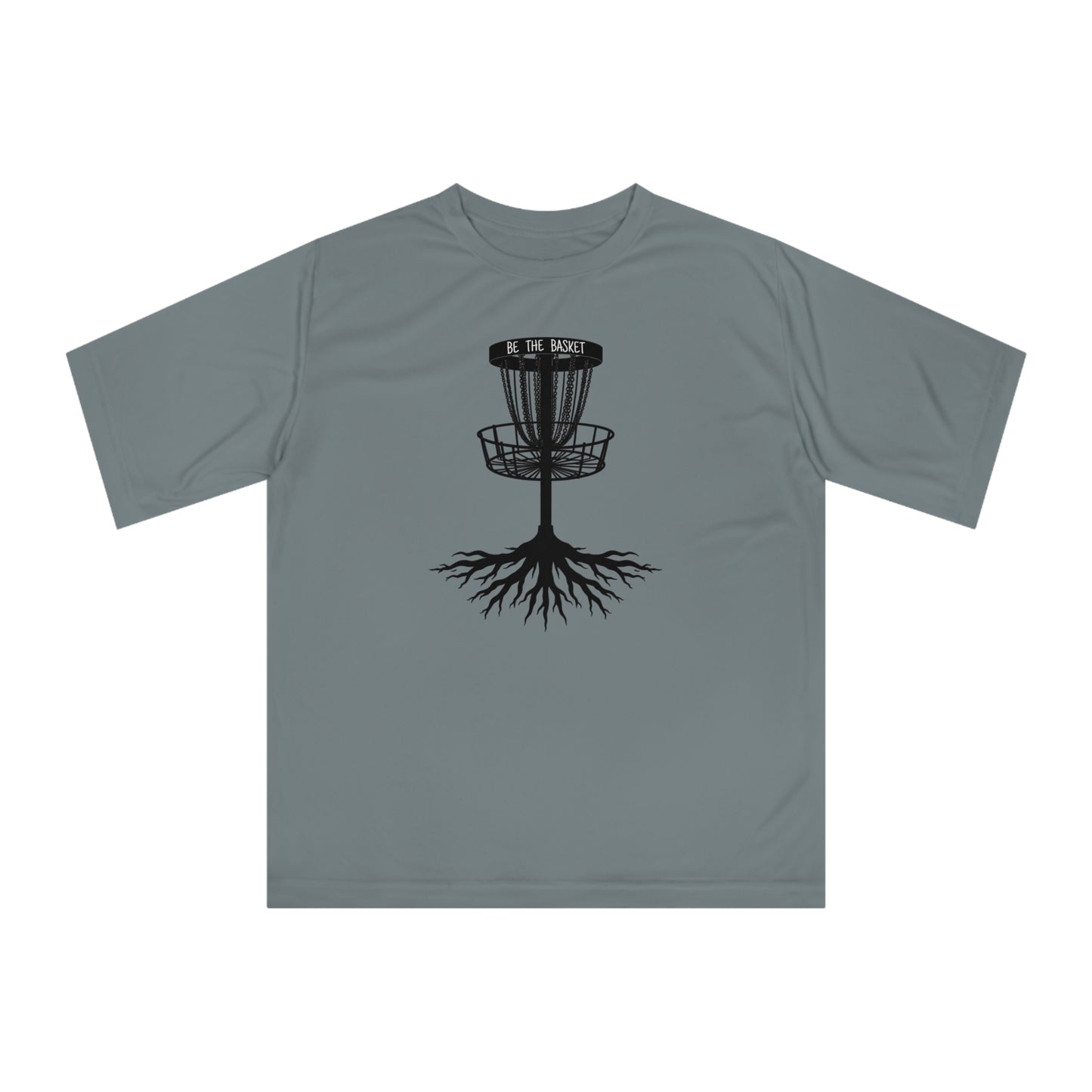 BE THE BASKET Disc Golf Tree Of Life , Unisex Performance T-Shirt, Disc Golf Shirt