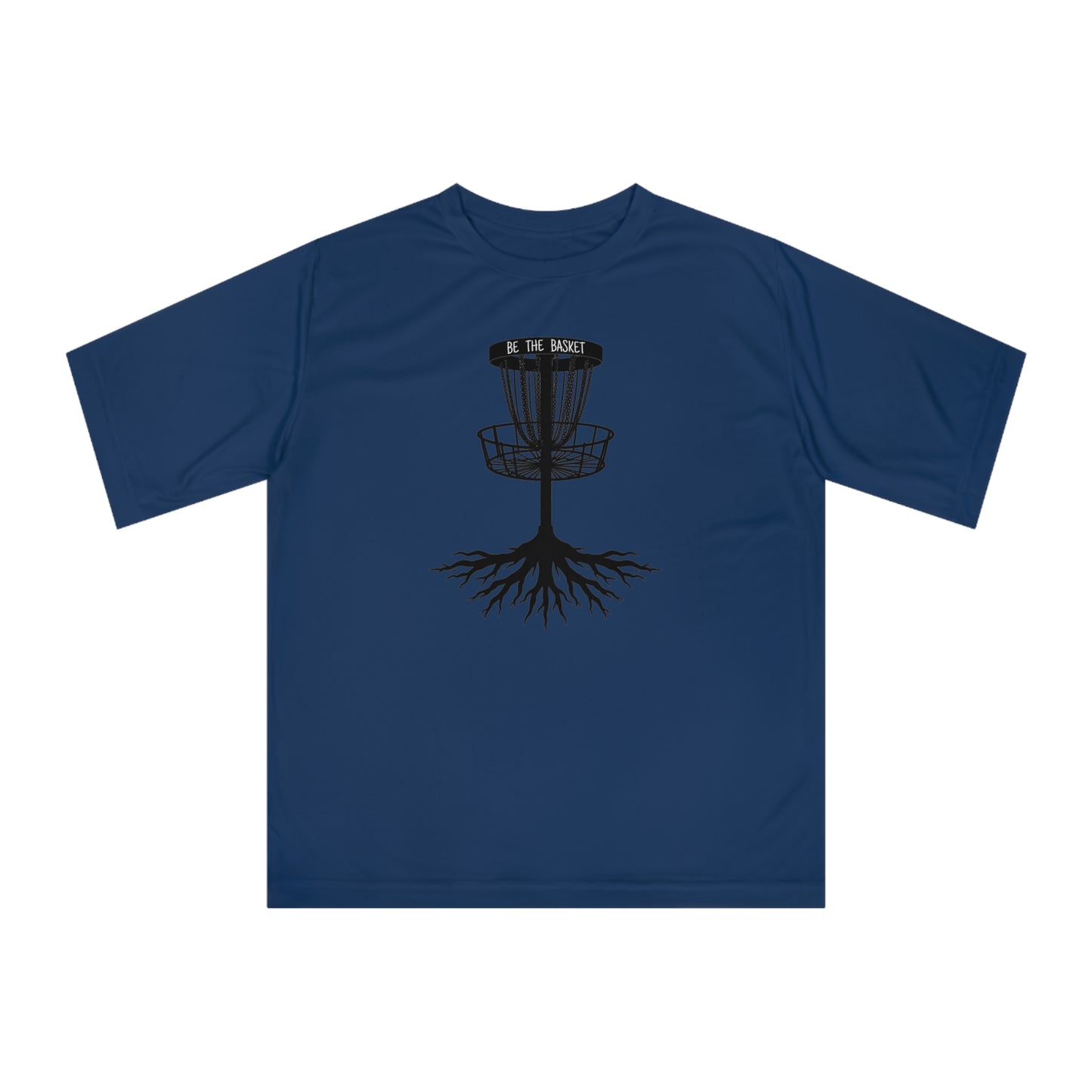 BE THE BASKET Disc Golf Tree Of Life , Unisex Performance T-Shirt, Disc Golf Shirt