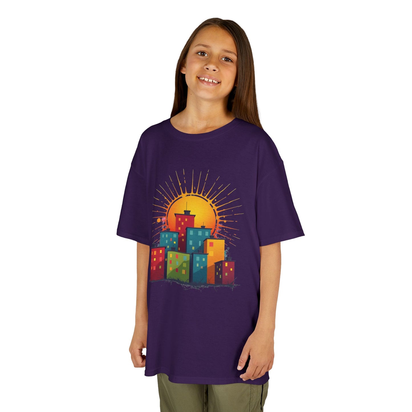 Kid's Sunny City Design, Unisex AwesomeT-Shirt