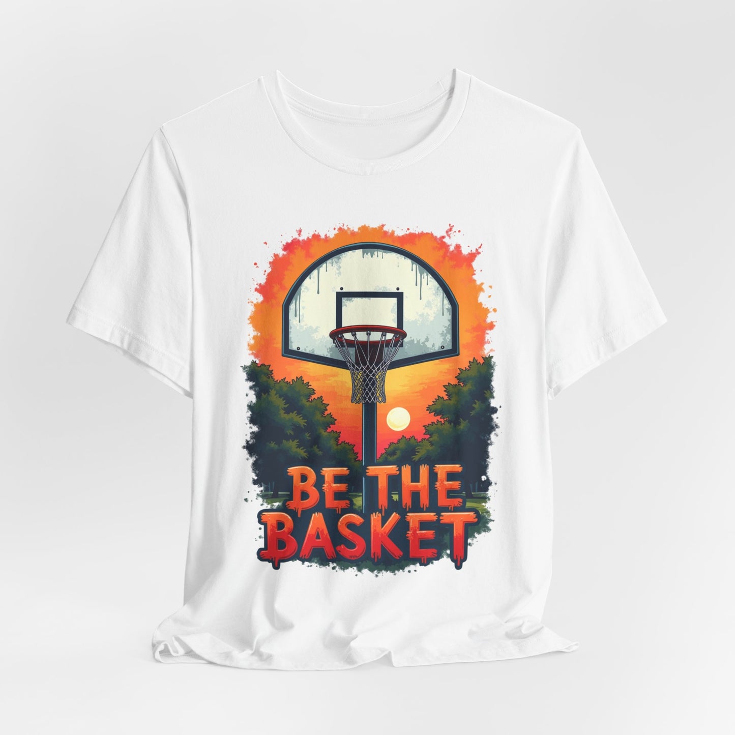 BE THE BASKET Basketball Outdoor 3 Orange Unisex T-Shirt