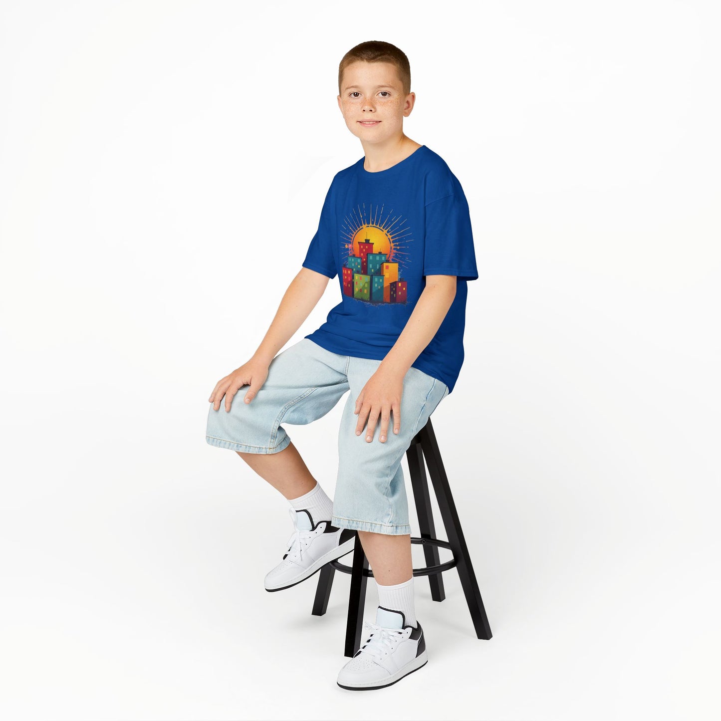 Kid's Sunny City Design, Unisex AwesomeT-Shirt