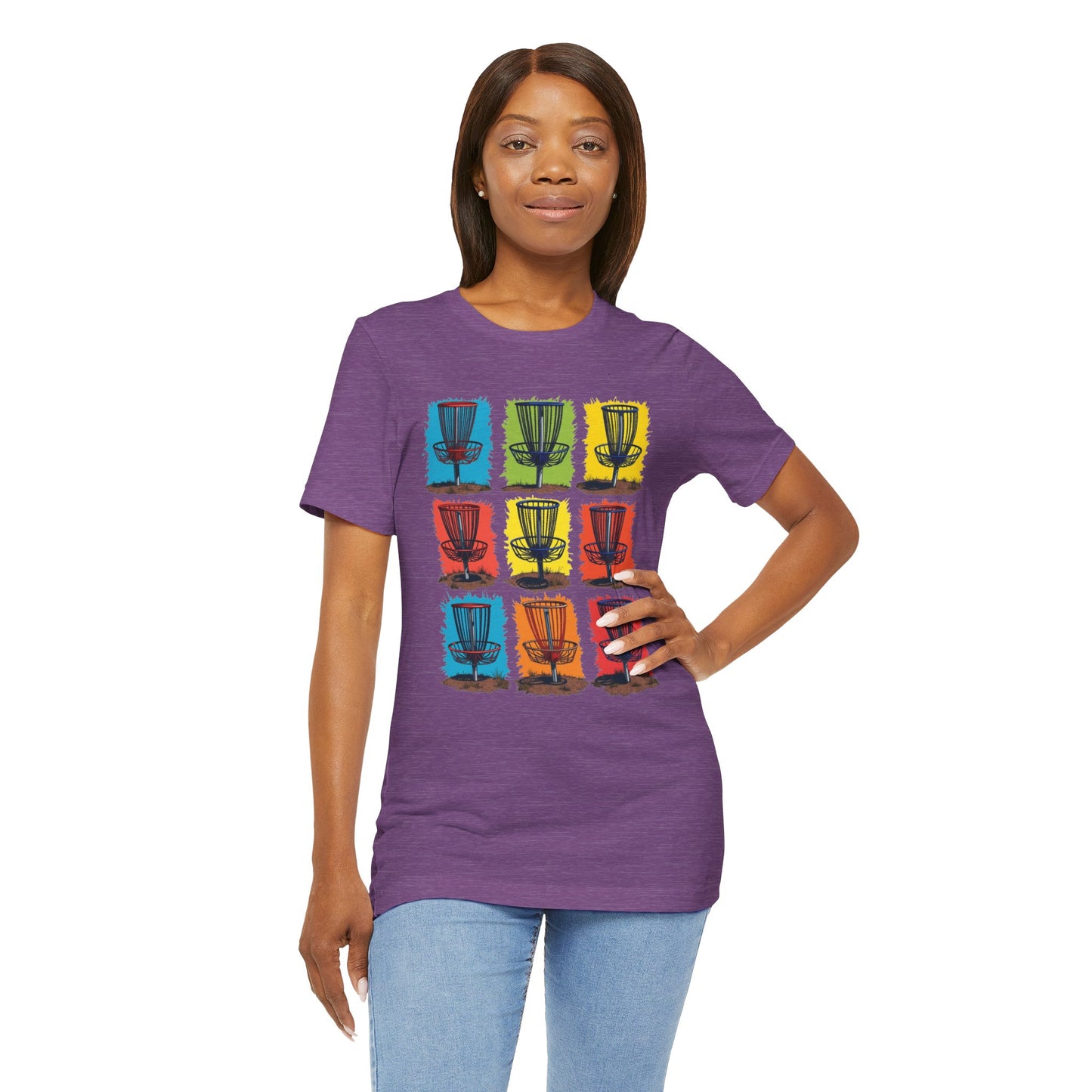 Disc Golf Pop Art 2 Unisex T-Shirt, Disc Golf Shirt