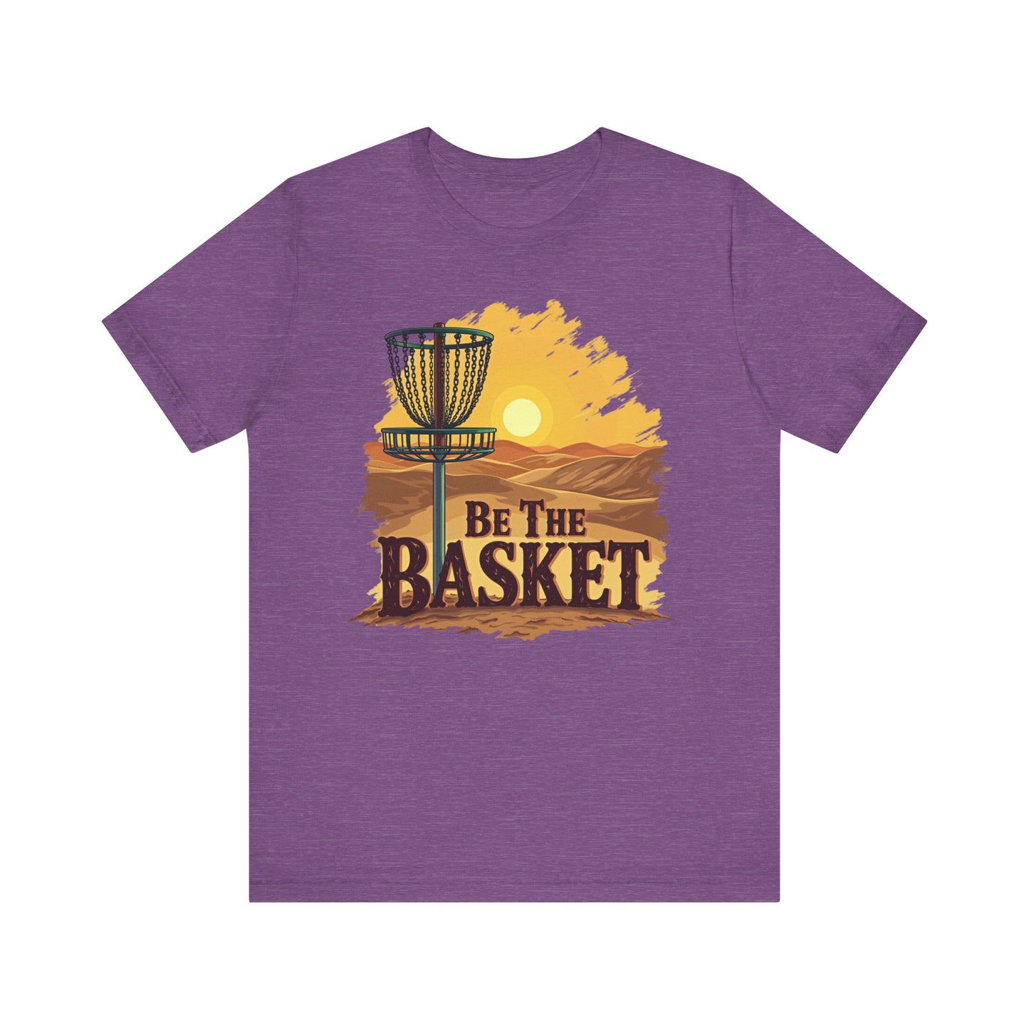 Be The Basket Brand - Desert Style - Soft Unisex T-shirt, Disc Golf Shirt, Cool T-Shirt DISC GOLF SHIRT