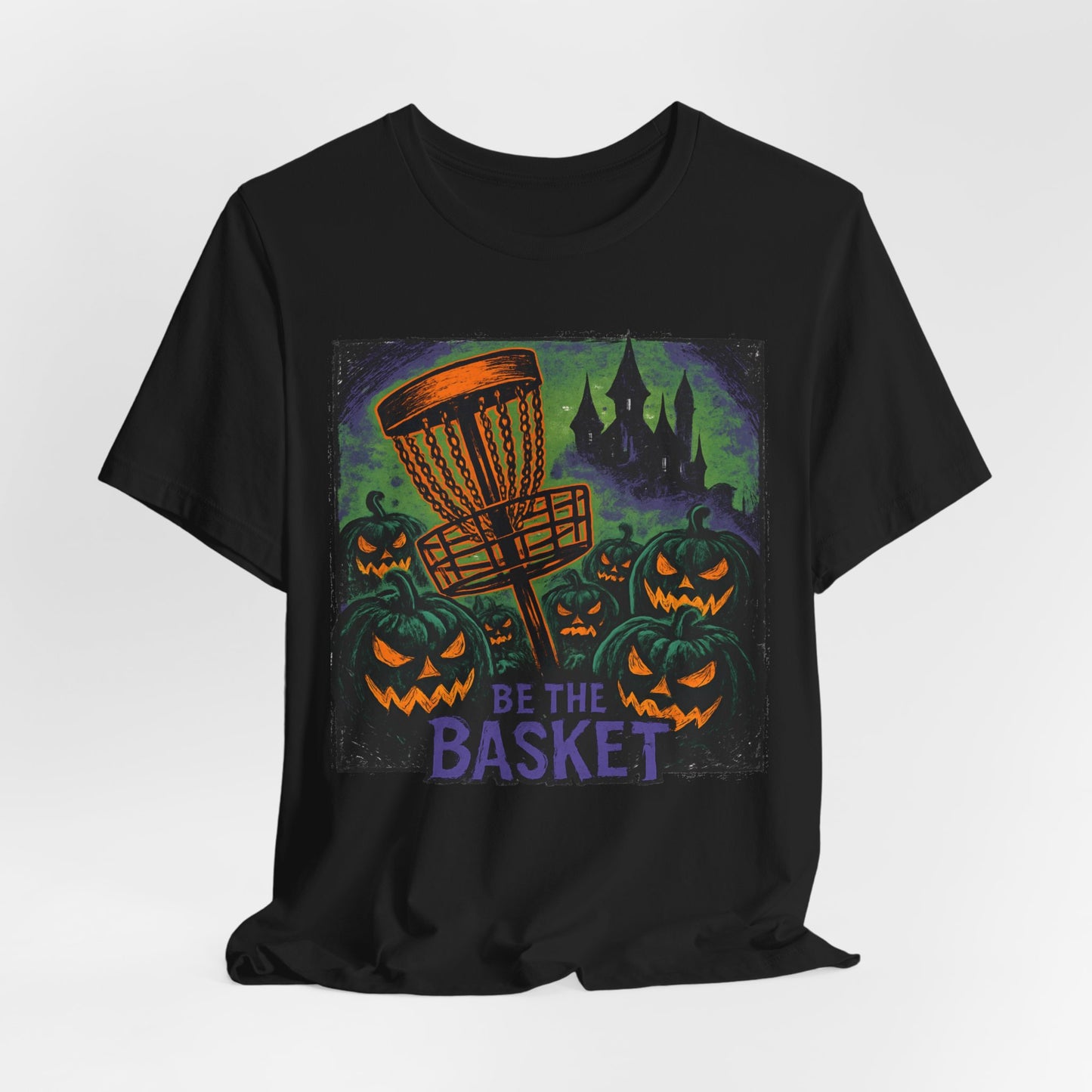 BE THE BASKET Disc Golf Halloween 3, Disc Golf Unisex T-Shirt