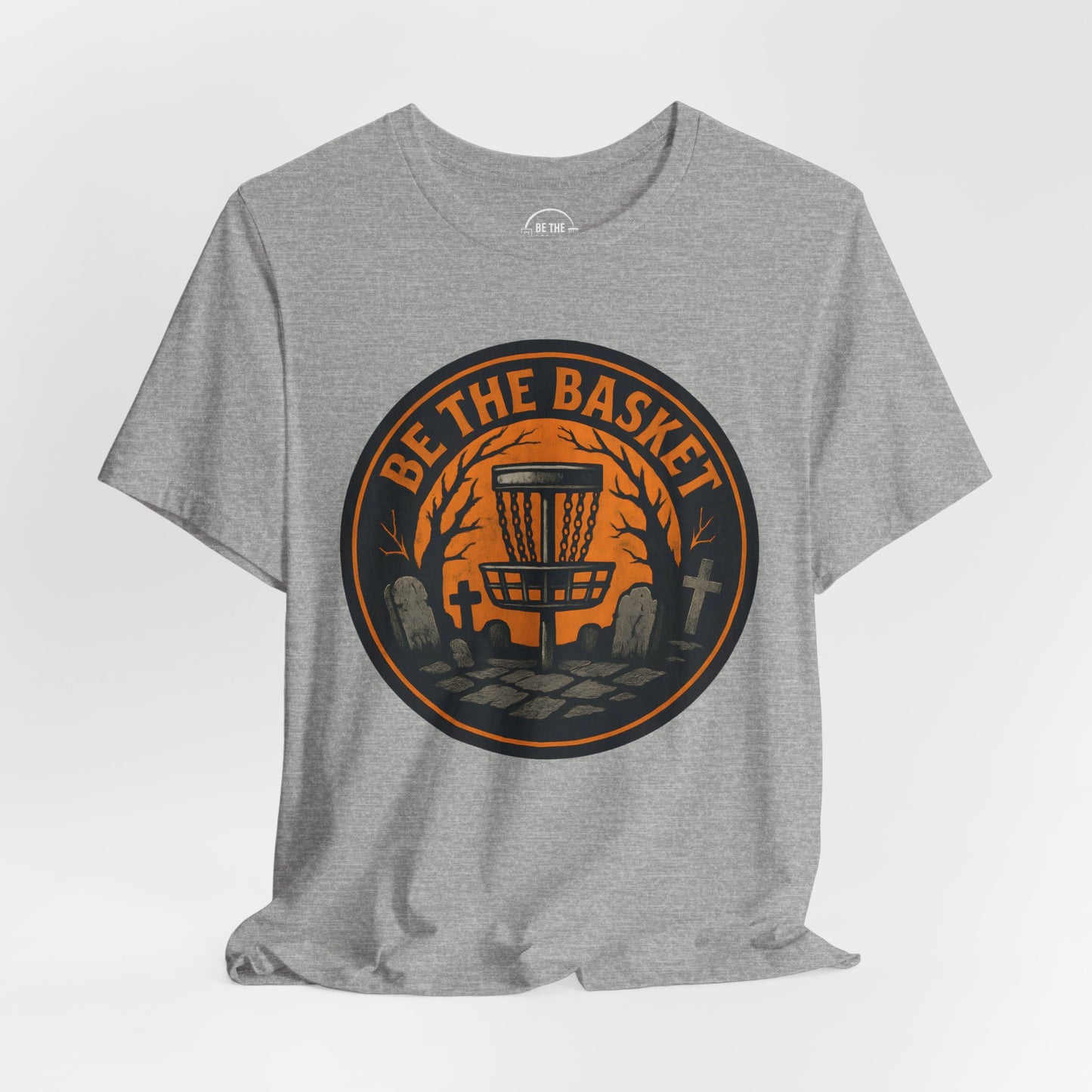 BE THE BASKET Disc Golf Halloween Design 10, Disc Golf Unisex T-Shirt