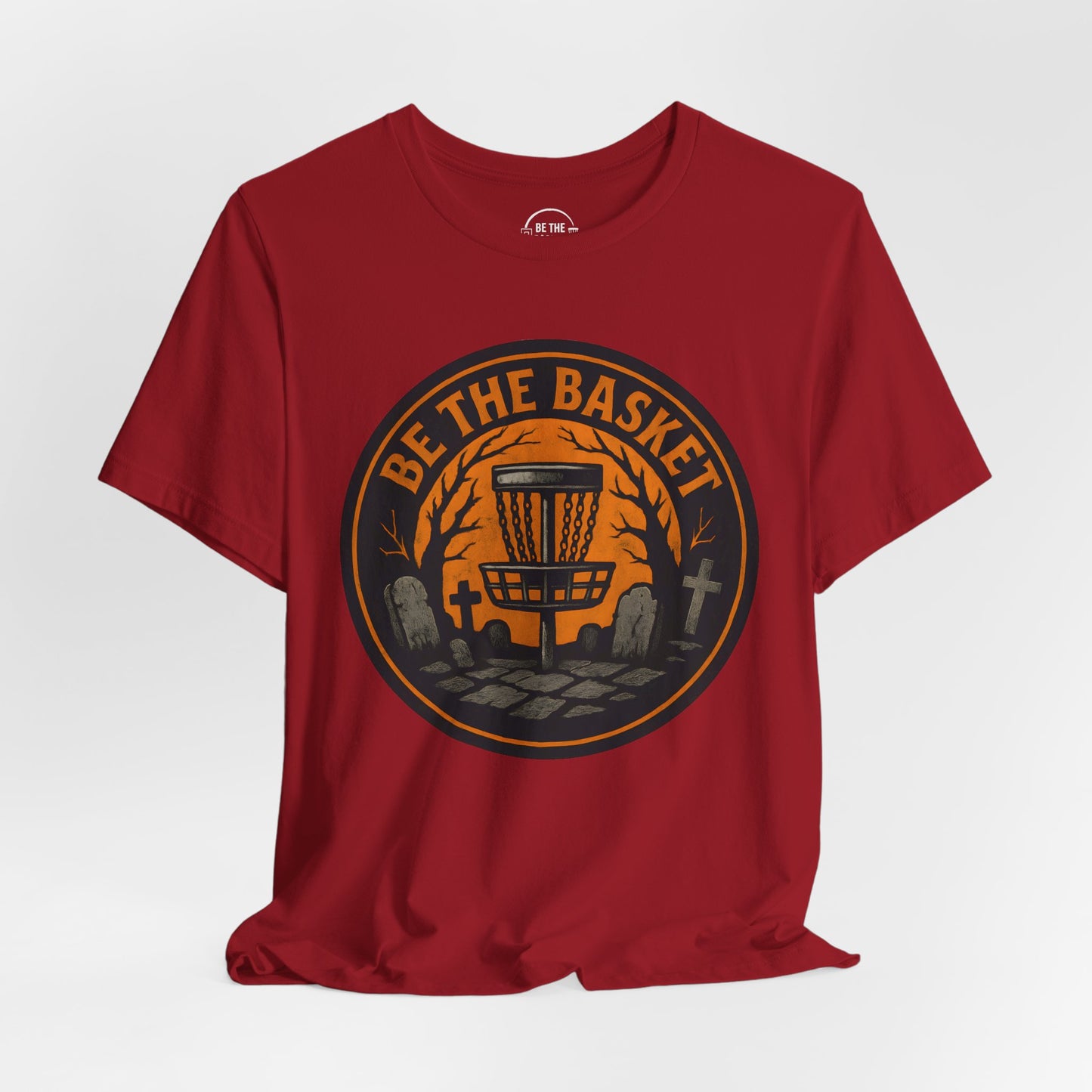 BE THE BASKET Disc Golf Halloween Design 10, Disc Golf Unisex T-Shirt
