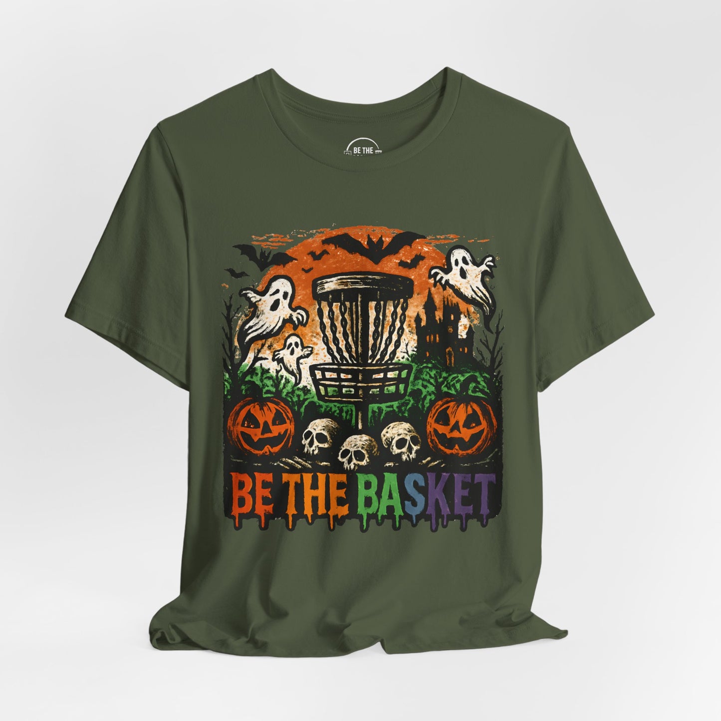 BE THE BASKET Disc Golf Halloween Design 20, Disc Golf Unisex T-Shirt