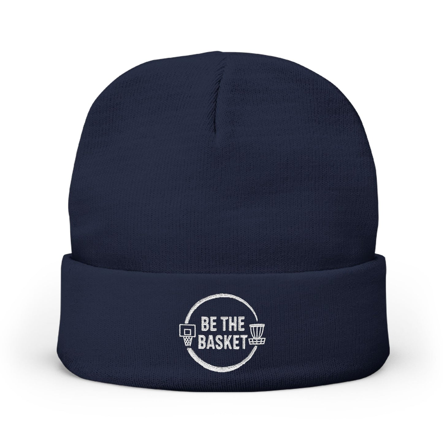 BE THE BASKET Logo Embroidered Knit Beanie