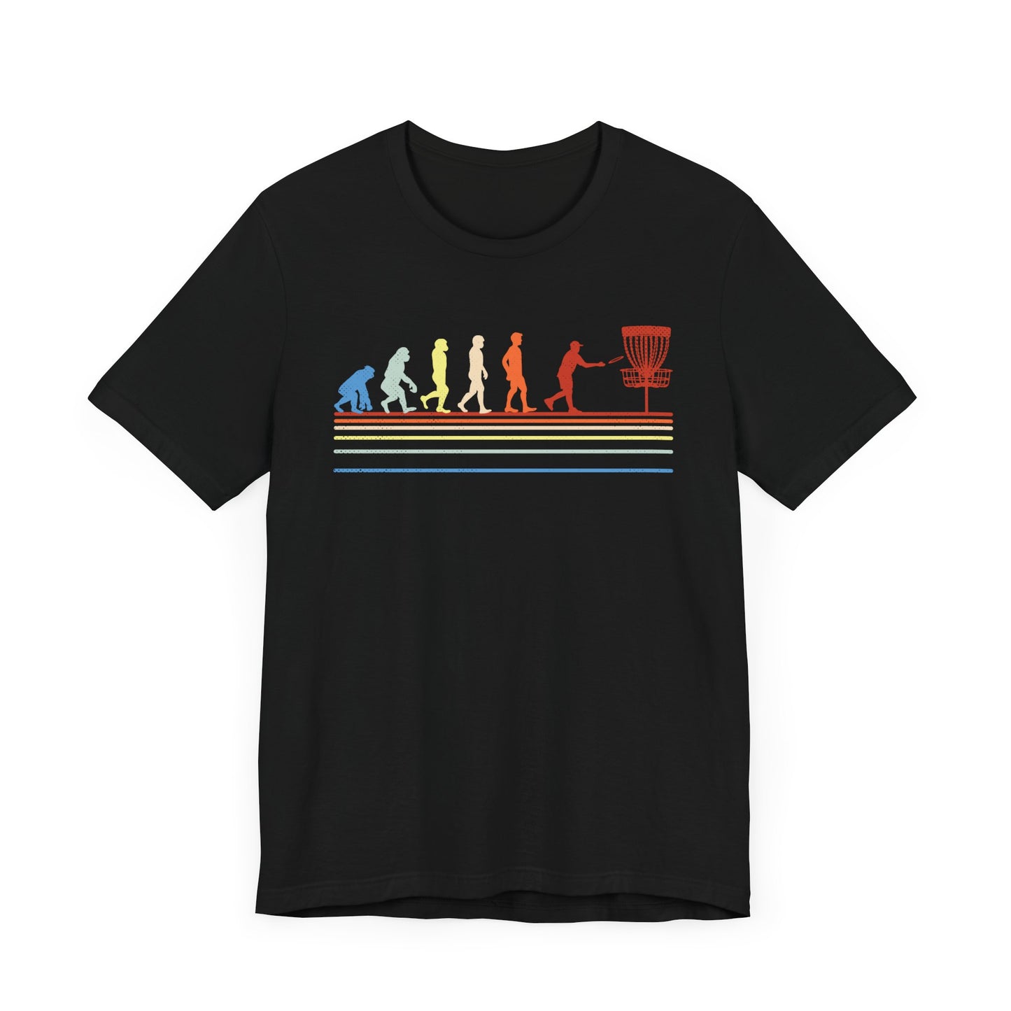 Evolution Explained Disc Golf Softstyle Unisex T-shirt