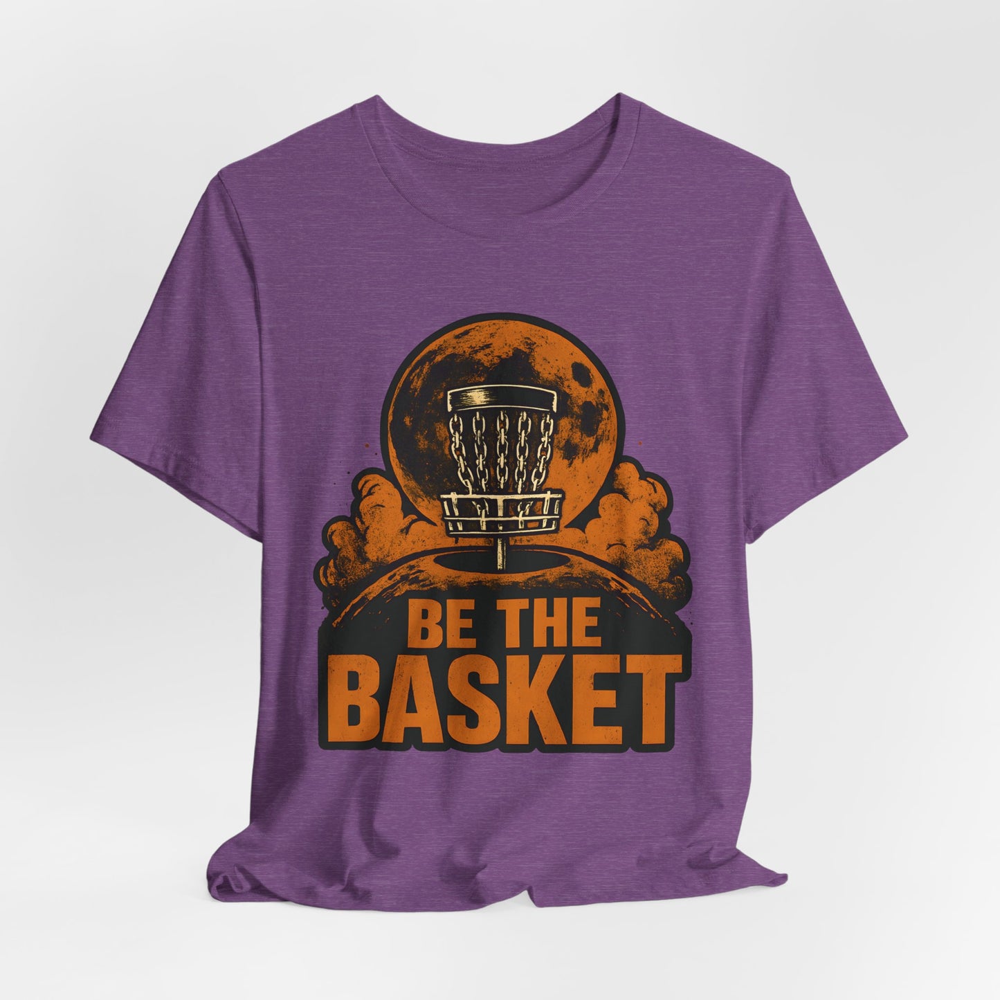 BE THE BASKET Disc Golf Moon 3, Unisex T-Shirt, Disc Golf Shirt