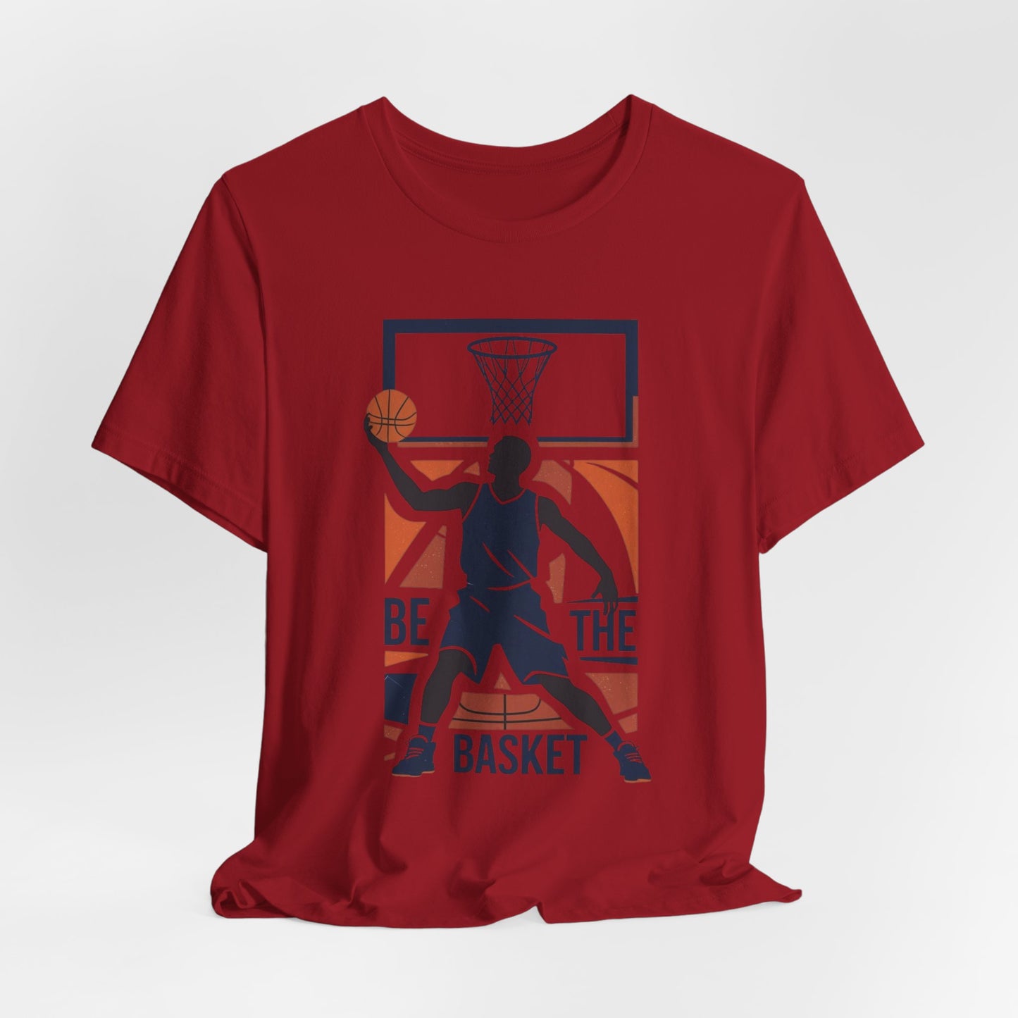 BE THE BASKET Basketball Abstract Player 1, Unisex T-Shirt