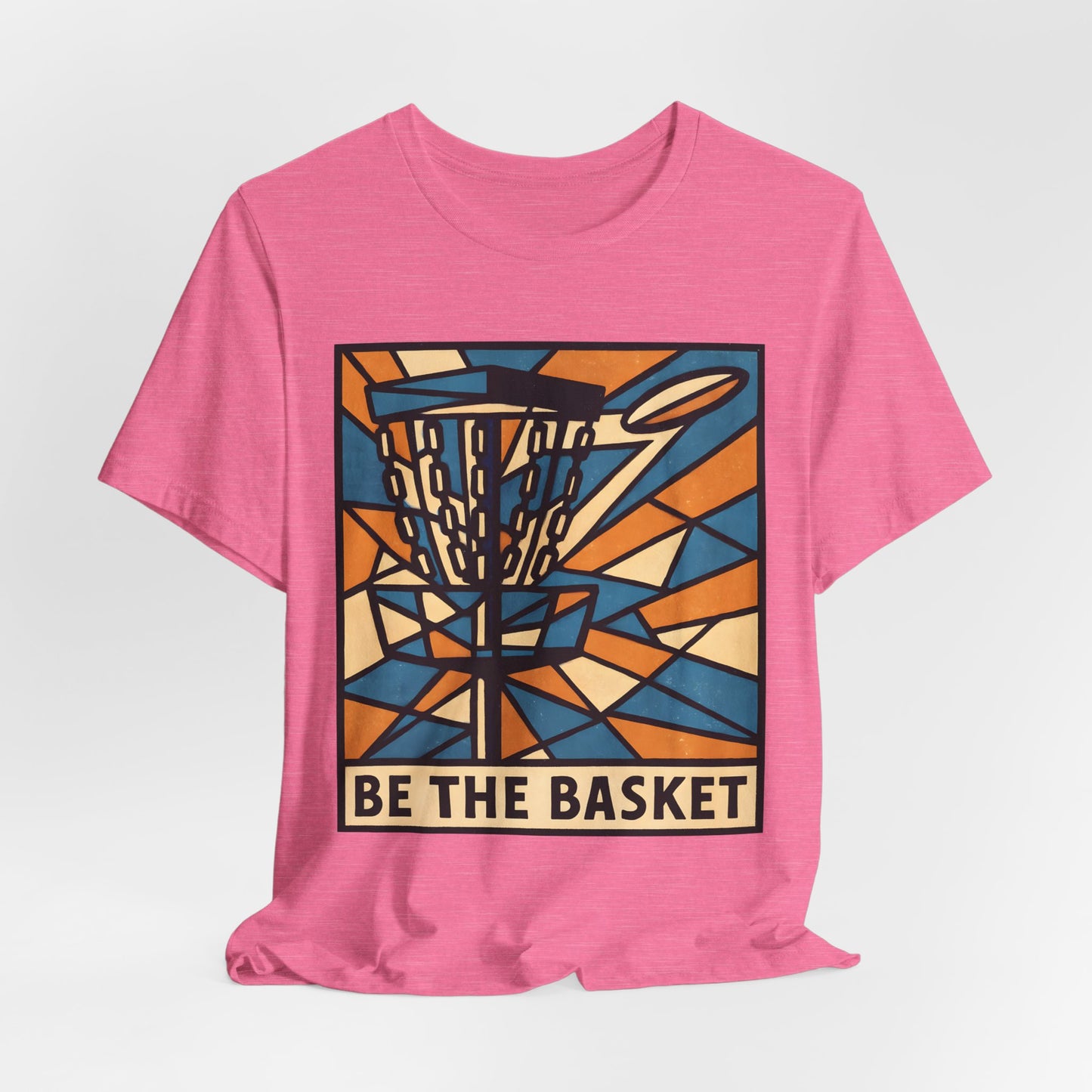 BE THE BASKET Disc Golf Basket Abstract 7, Unisex T-Shirt