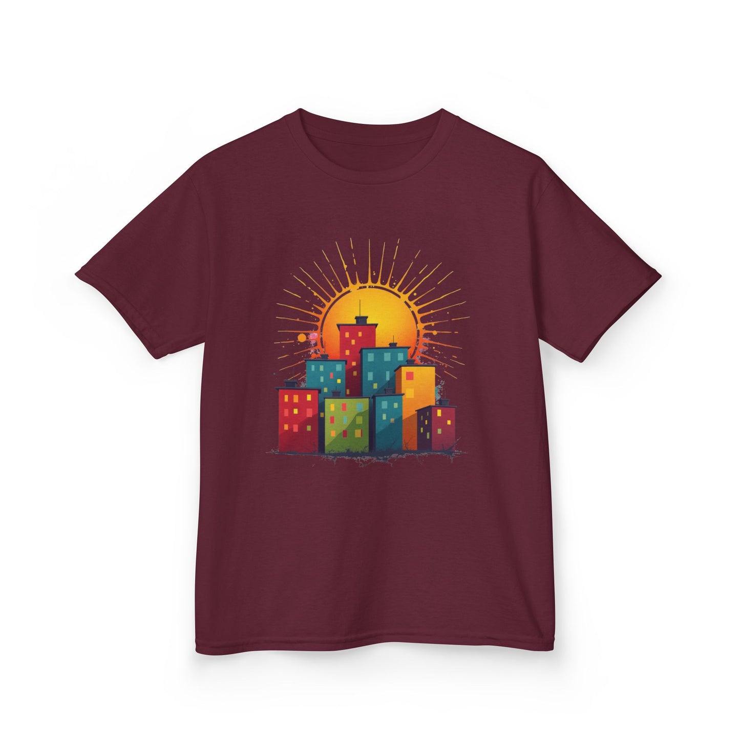 Kid's Sunny City Design, Unisex AwesomeT-Shirt
