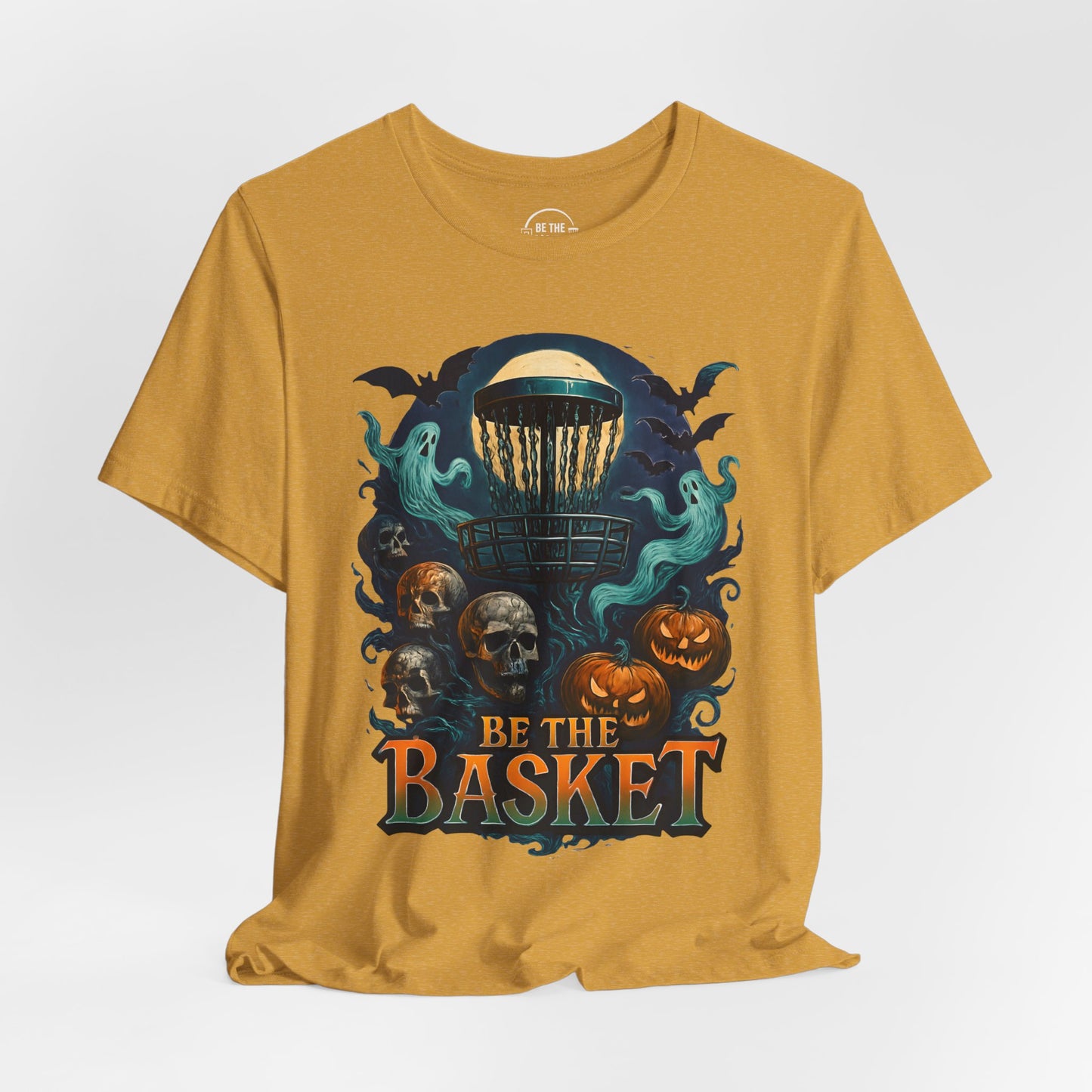 BE THE BASKET Disc Golf Halloween Design 19, Disc Golf Unisex T-Shirt