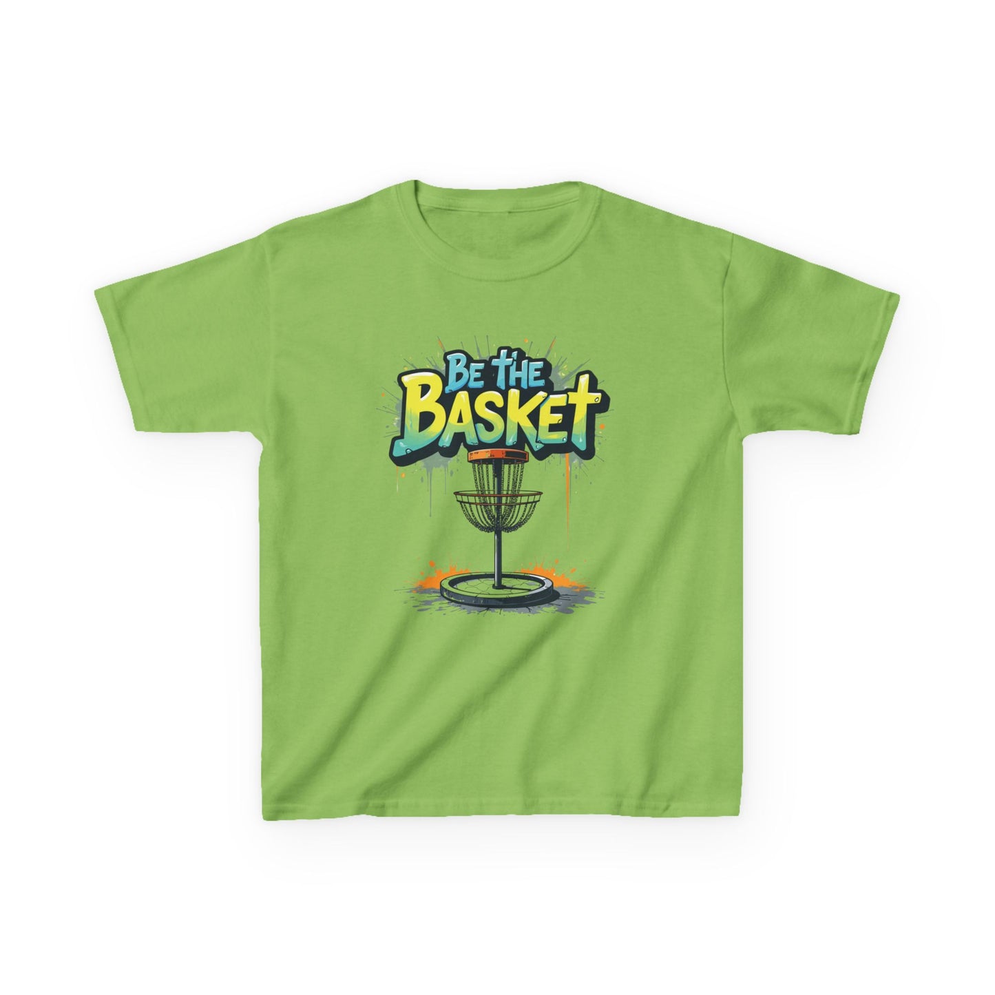 BE THE BASKET Graffiti Kid's Style Disc Golf T-Shirt