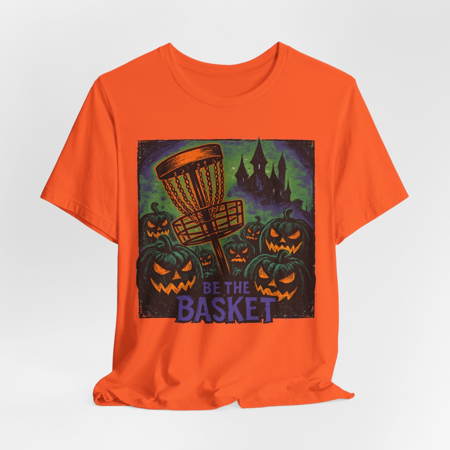 BE THE BASKET Disc Golf Halloween 3, Disc Golf Unisex T-Shirt
