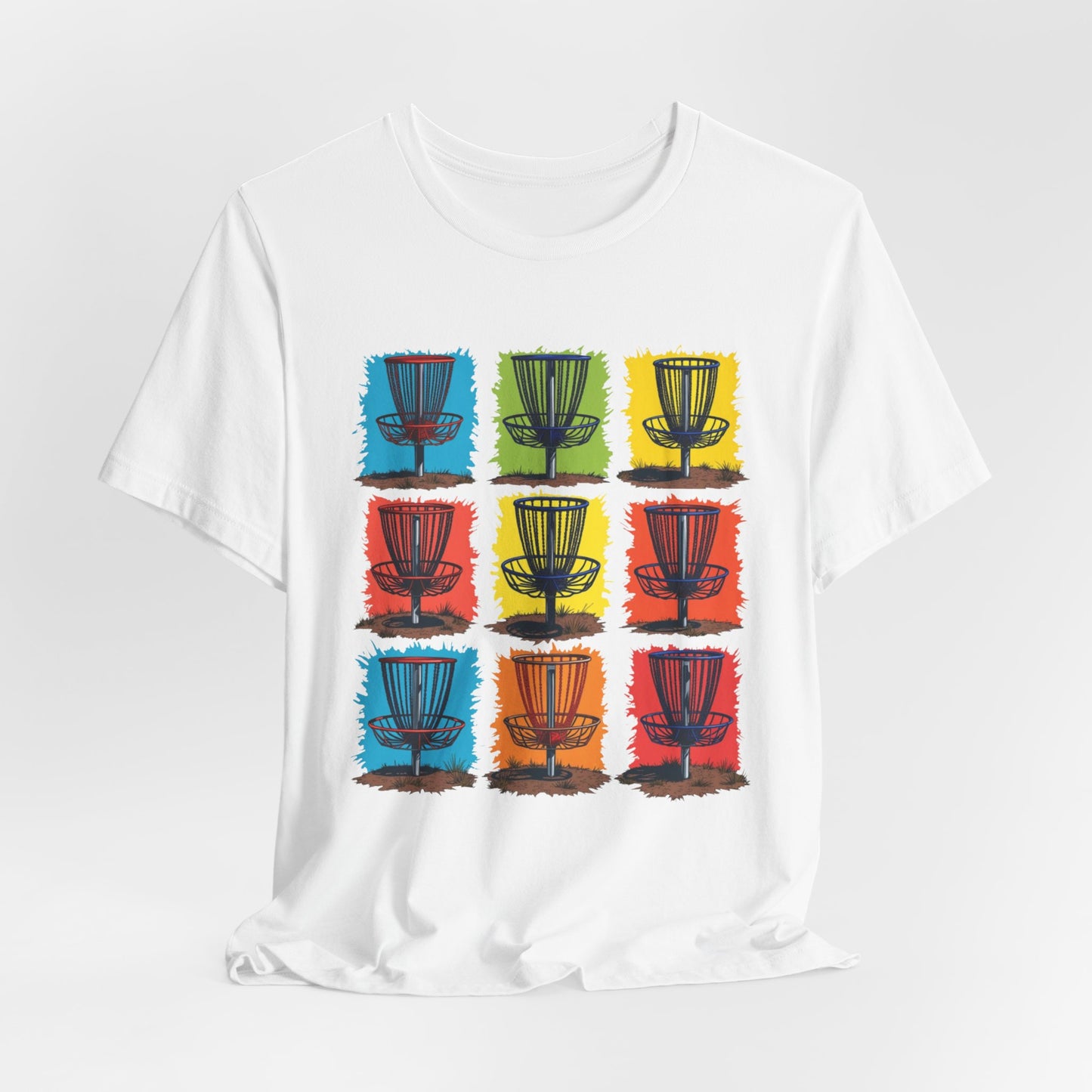 Disc Golf Pop Art 2 Unisex T-Shirt, Disc Golf Shirt