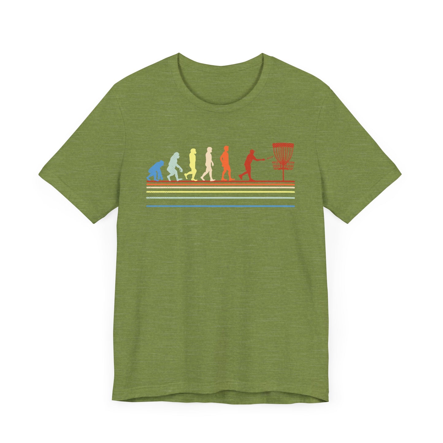 Evolution Explained Disc Golf Softstyle Unisex T-shirt
