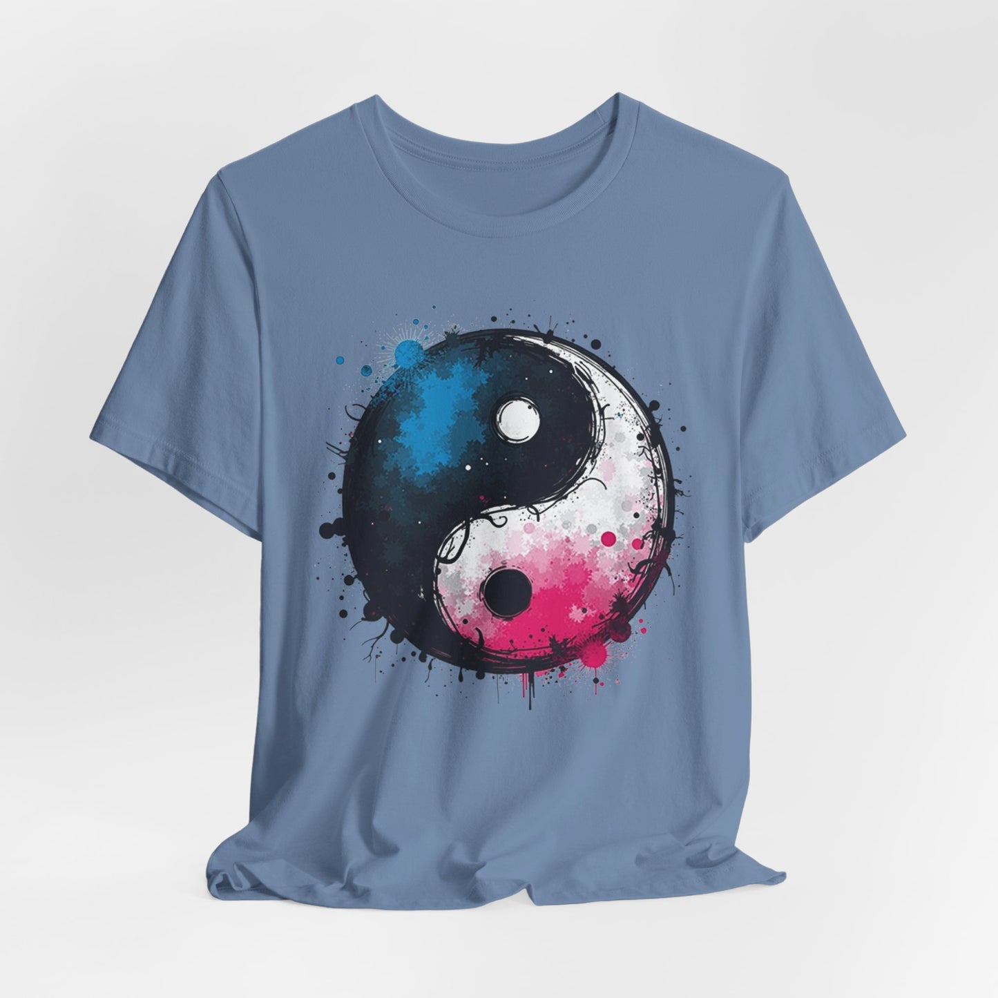 Ying Yang Graffiti Design , Unisex T-Shirt, Disc Golf Shirt