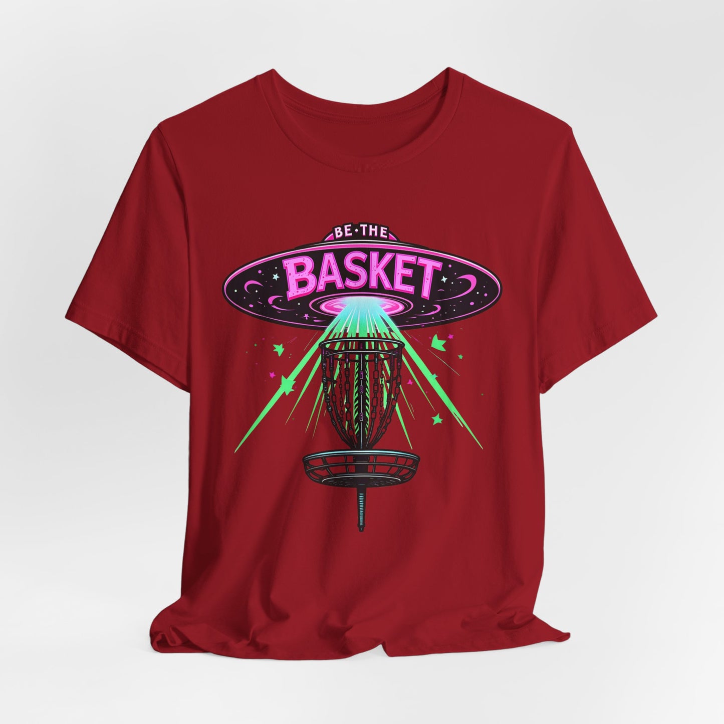 BE THE BASKET Disc Golf Cinco De Spaceship, Unisex T-Shirt, Disc Golf Shirt