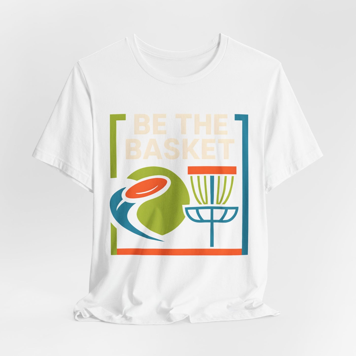 BE THE BASKET Disc Golf Basket Abstract 8, Unisex T-Shirt