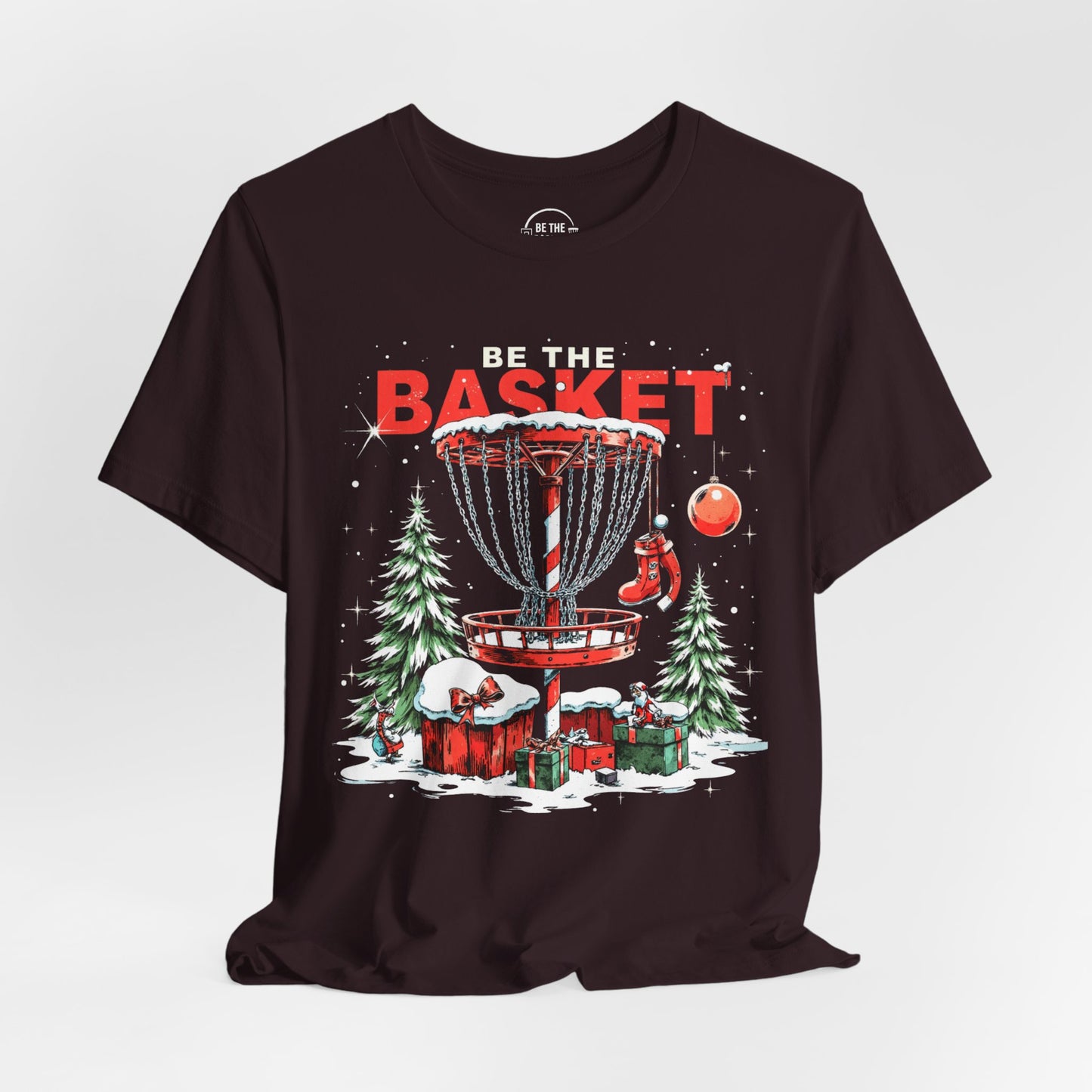 BE THE BASKET Disc Golf Christmas 10 - Disc Golf Unisex T-Shirt